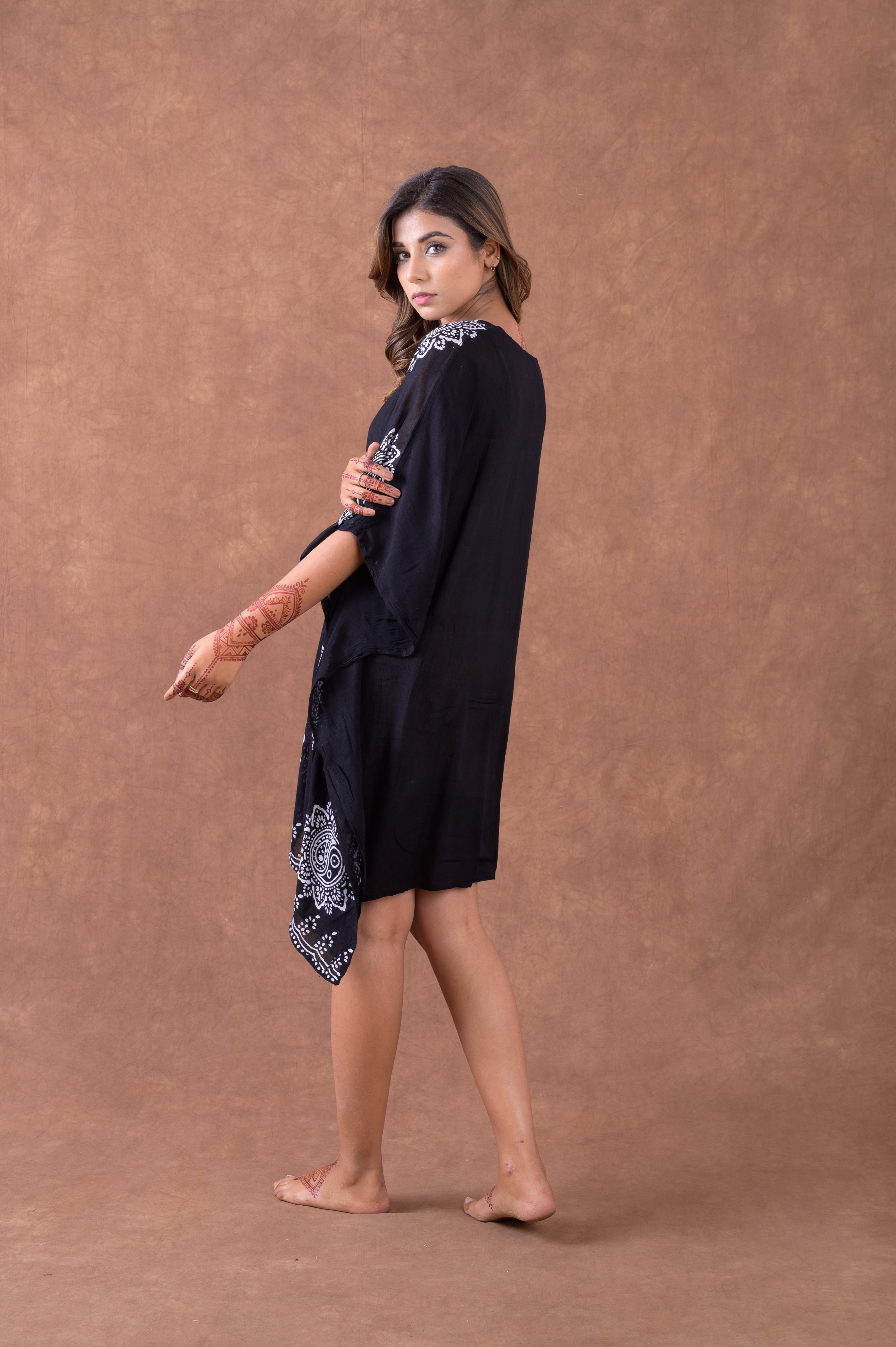 Rhea Pattern Print Top