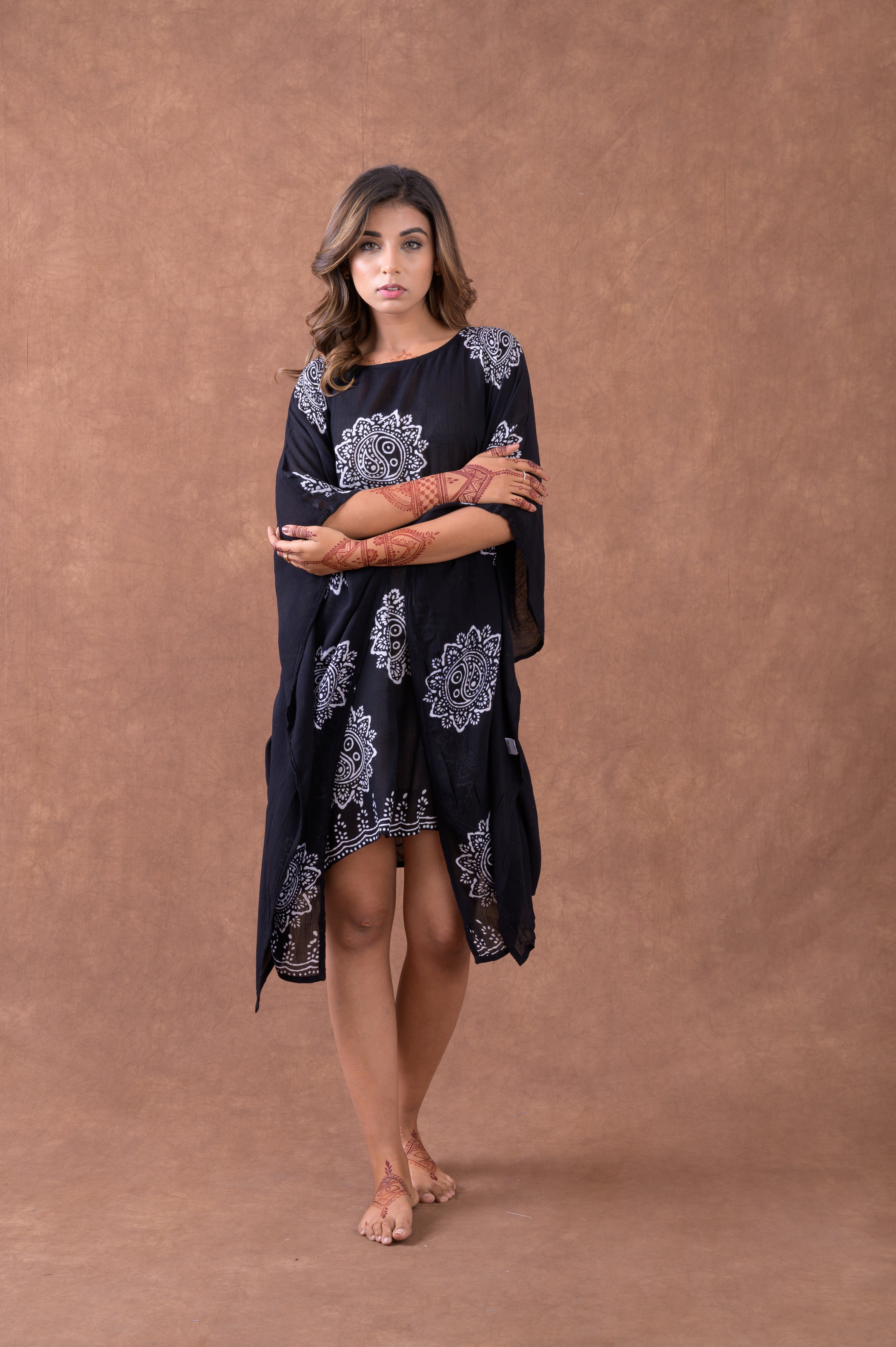 Rhea Pattern Print Top