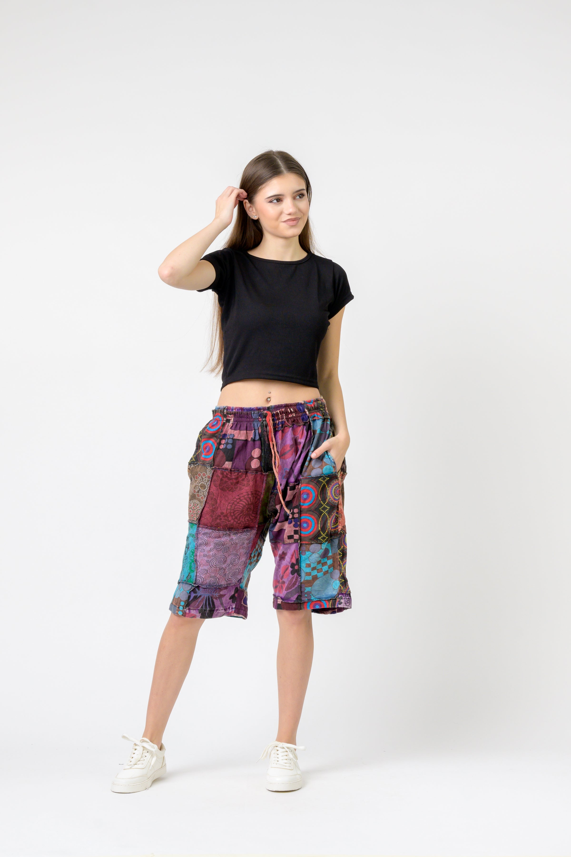 Rhea Mix Patch Short Trouser