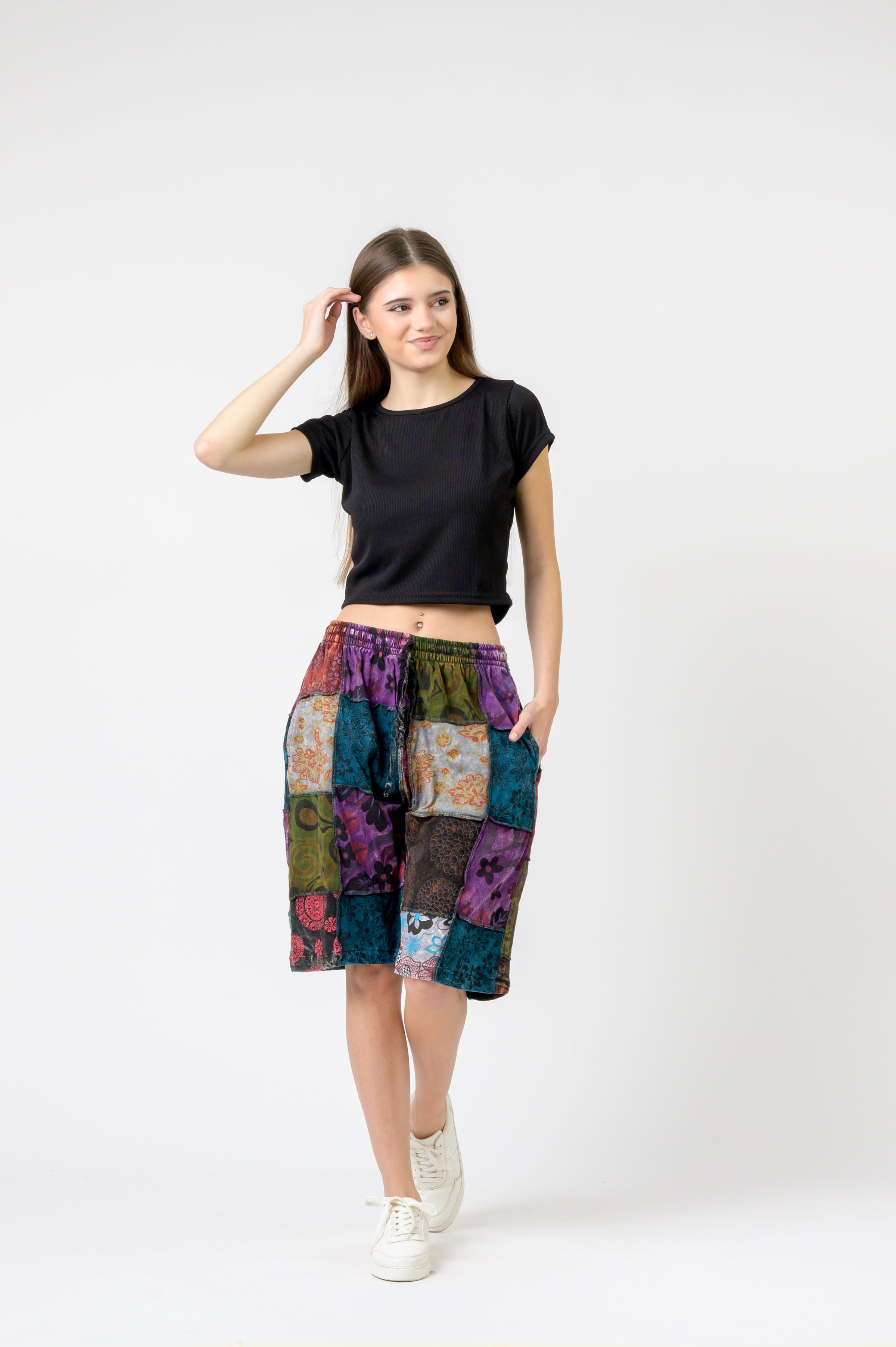 Rhea Mix Patch Short Trouser