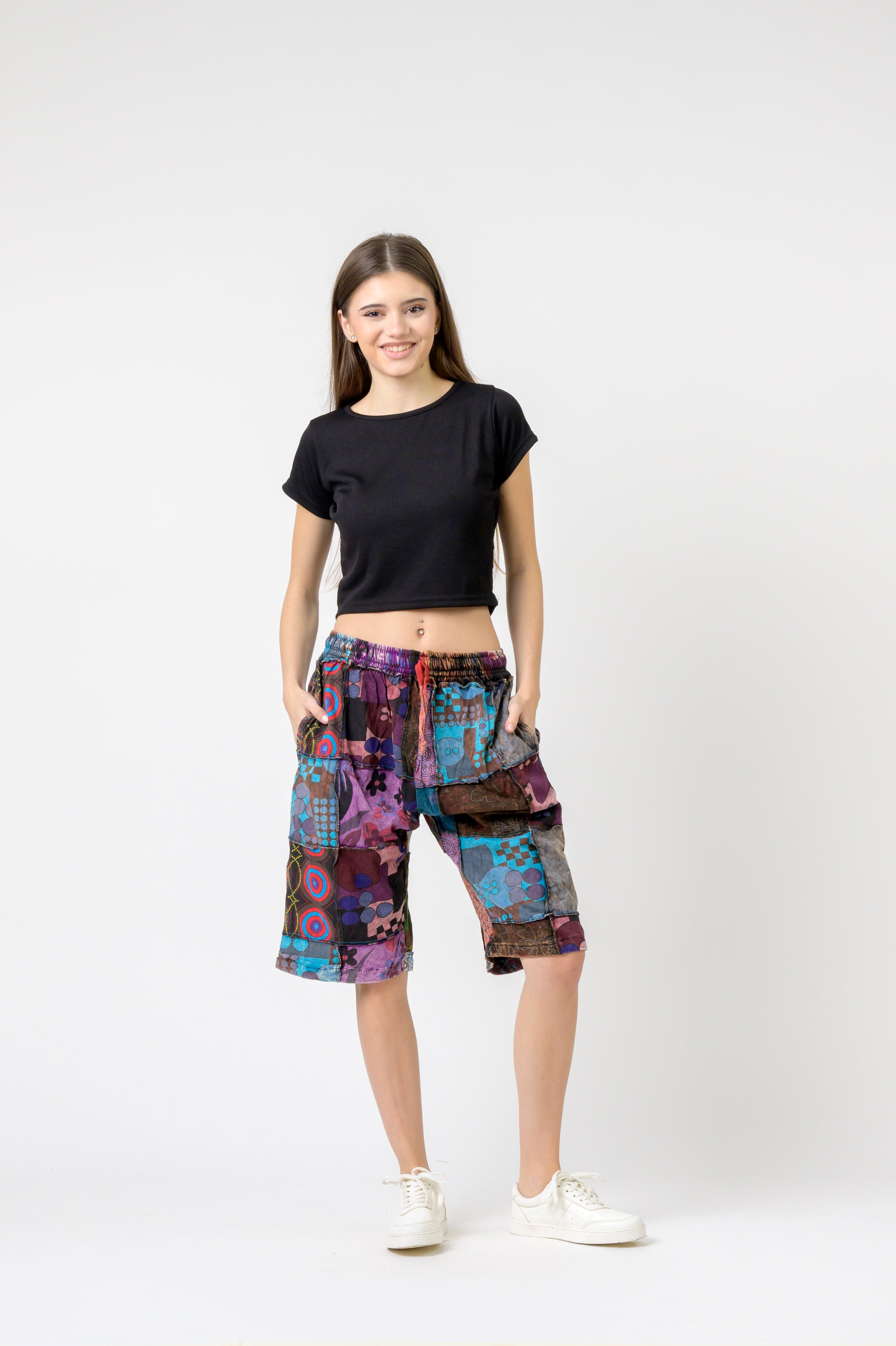 Rhea Mix Patch Short Trouser (Assorted)