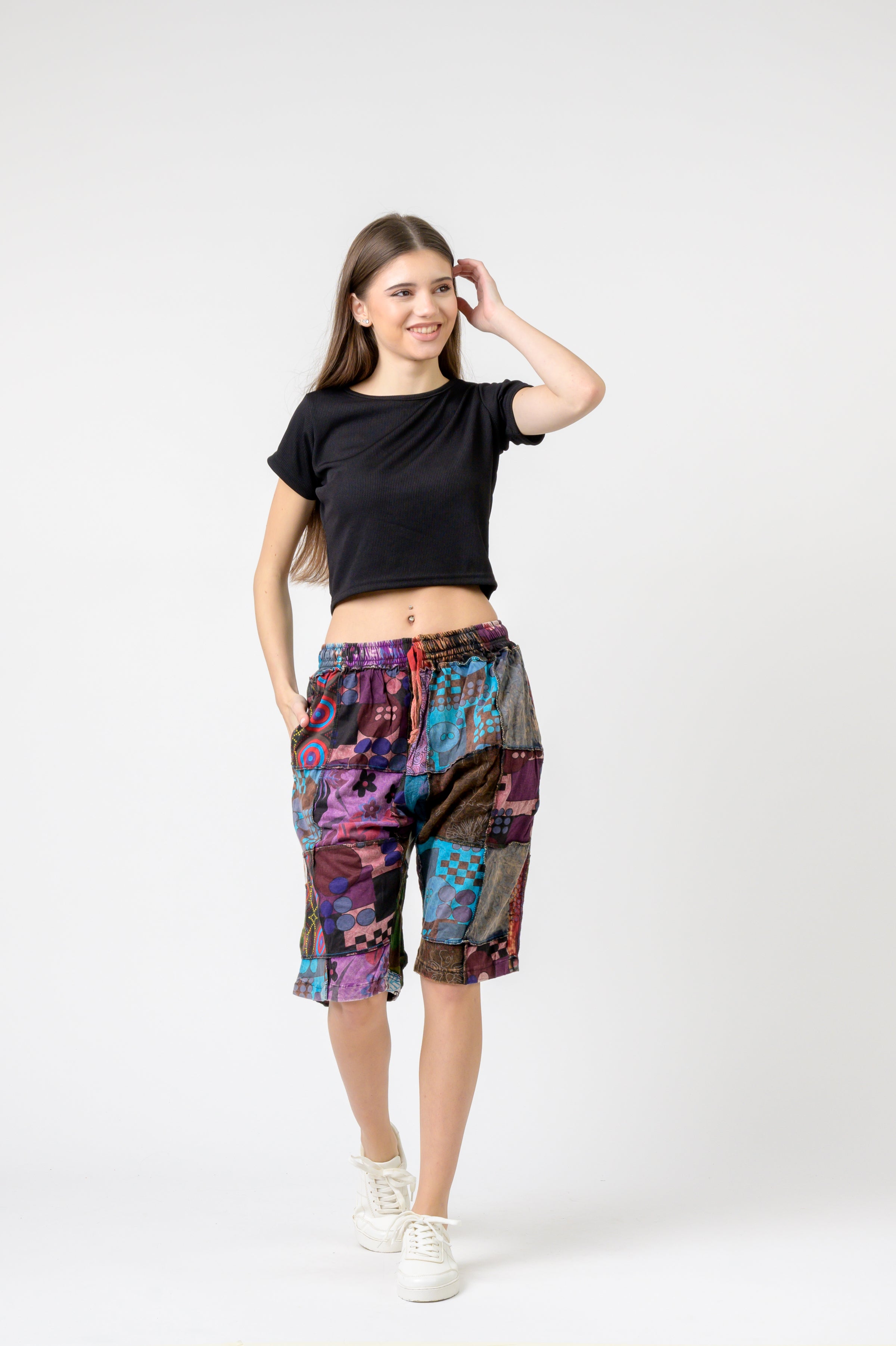 Rhea Mix Patch Short Trouser