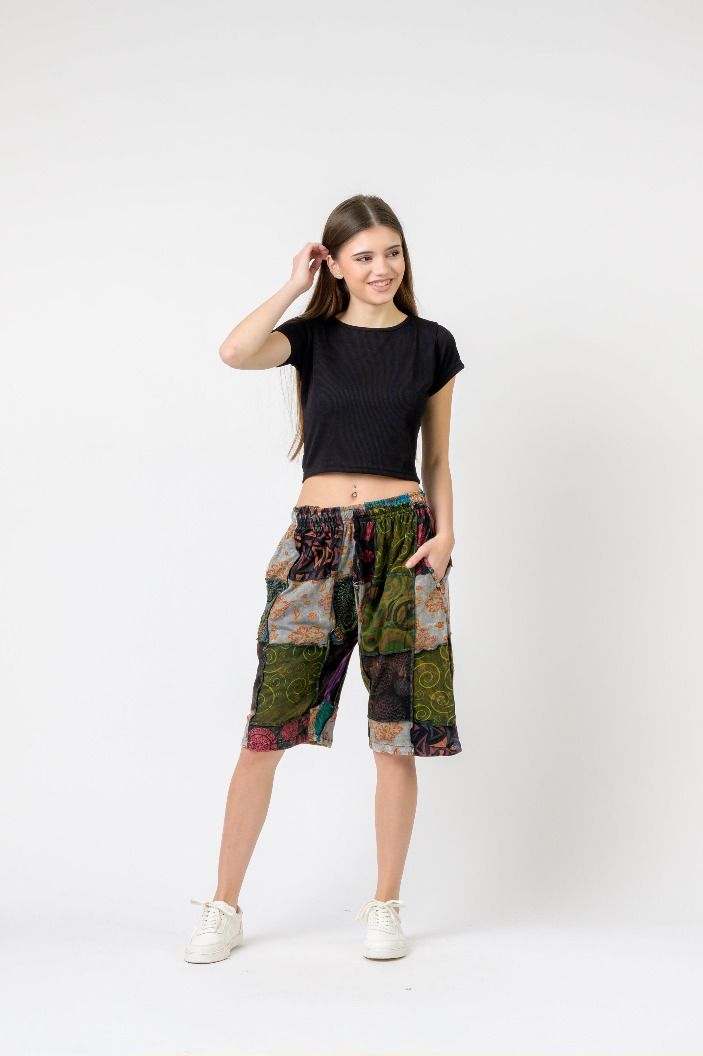 Rhea Mix Patch Short Trouser (Assorted)