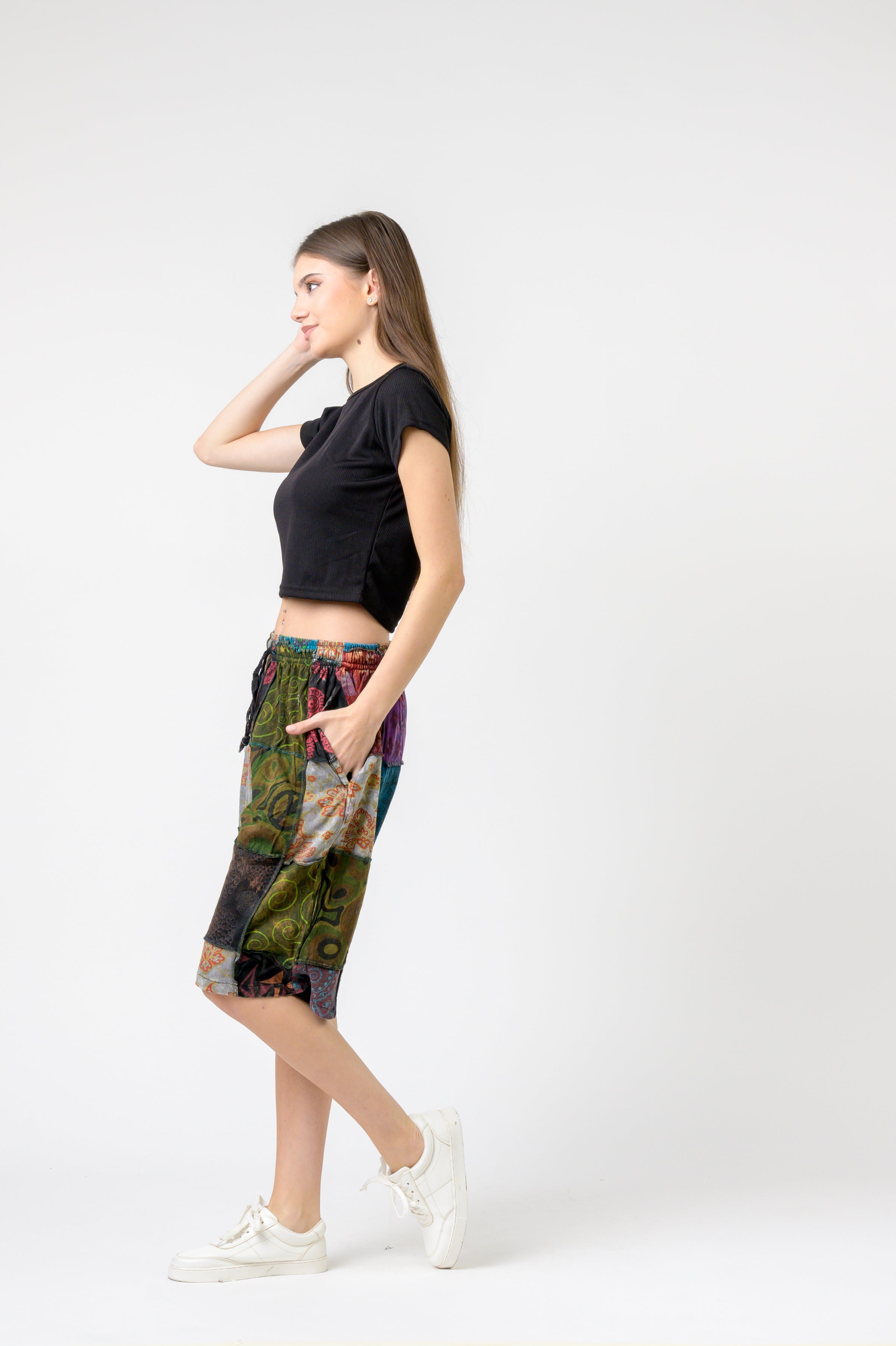 Rhea Mix Patch Short Trouser