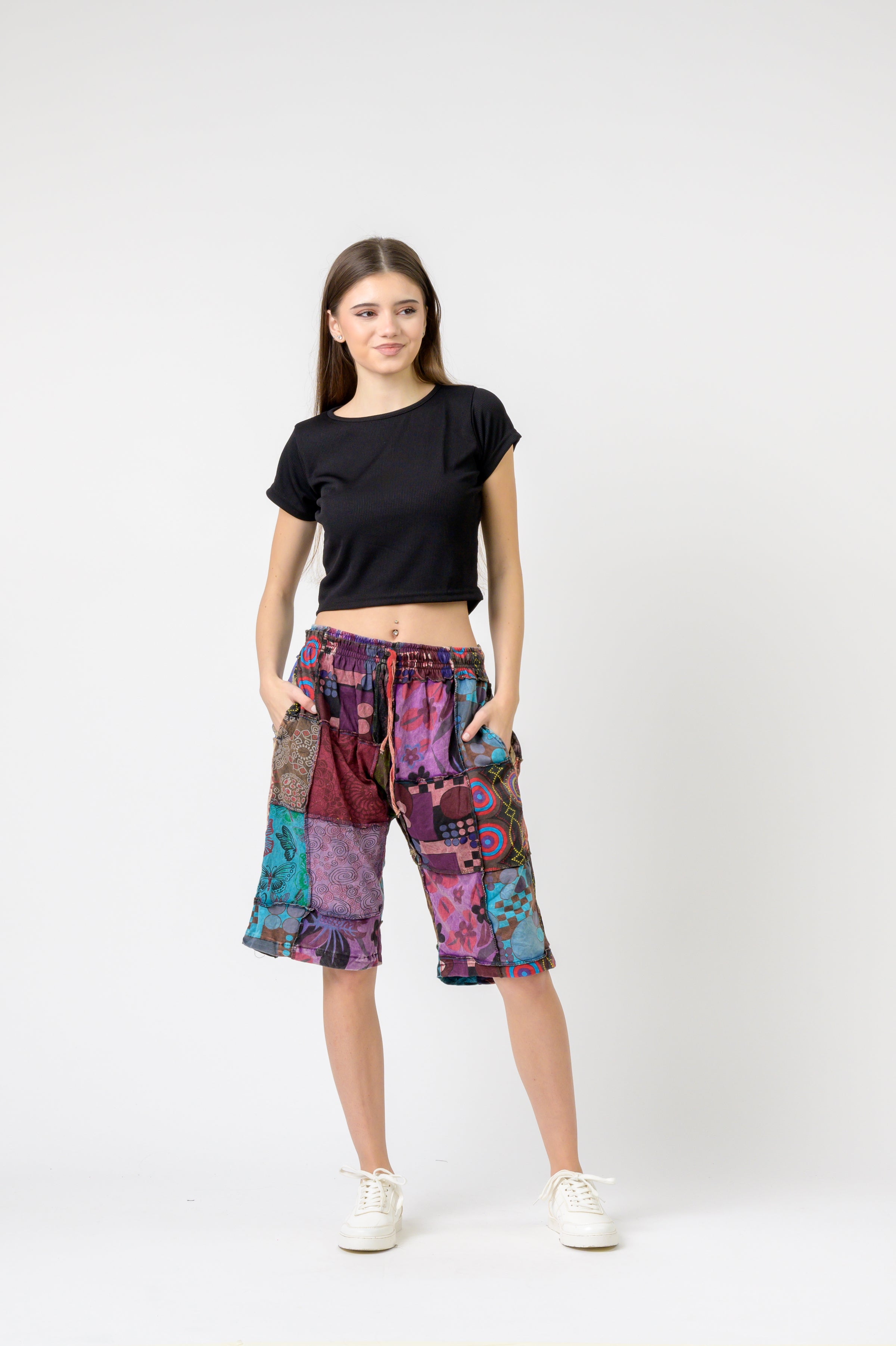 Rhea Mix Patch Short Trouser