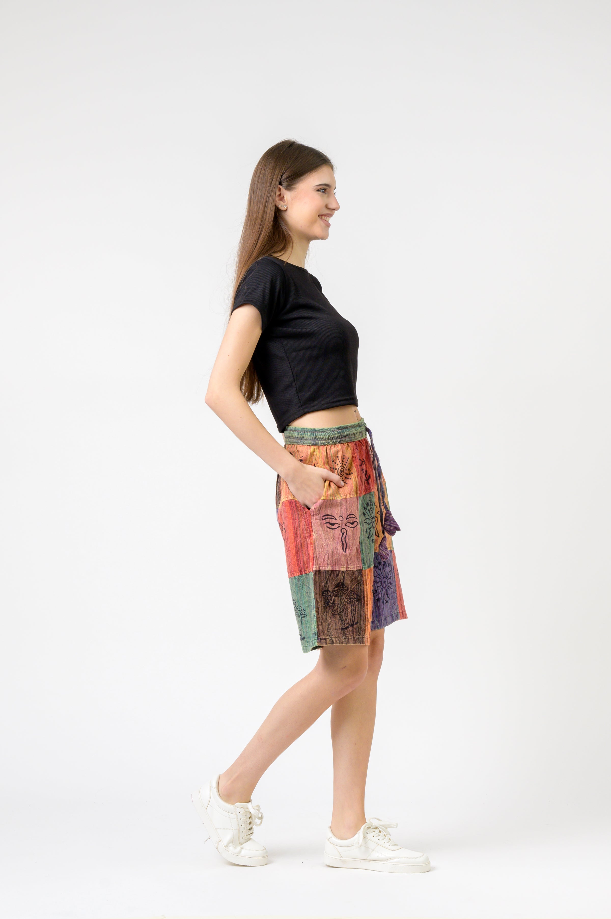 Rhea Mix Patch Short Trouser (Assorted)