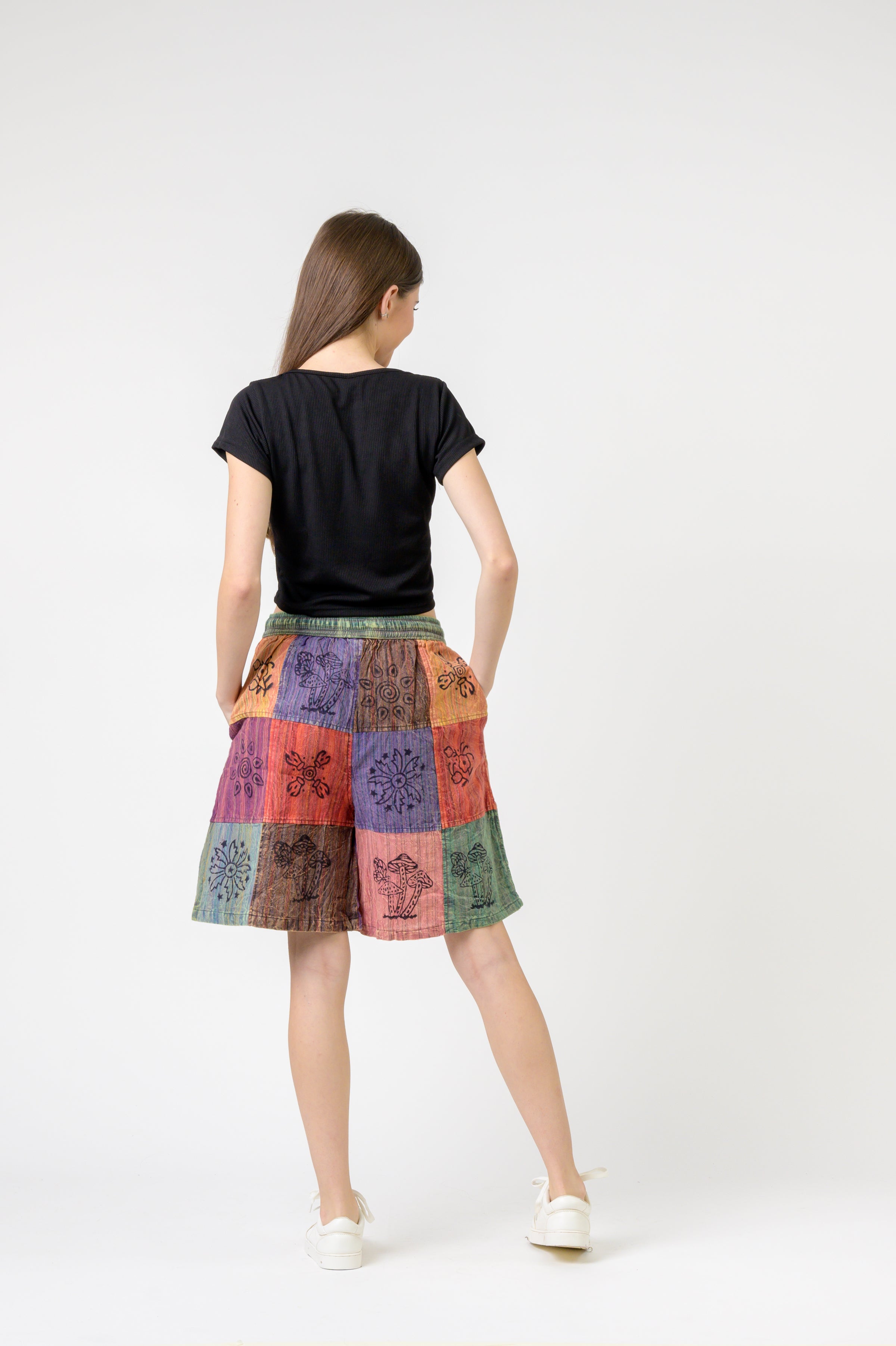 Rhea Mix Patch Short Trouser