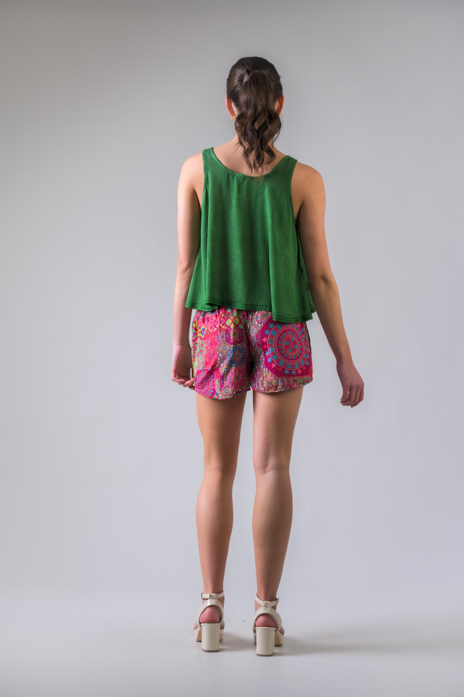 Rhea Printed Shorts Assorted / One Size