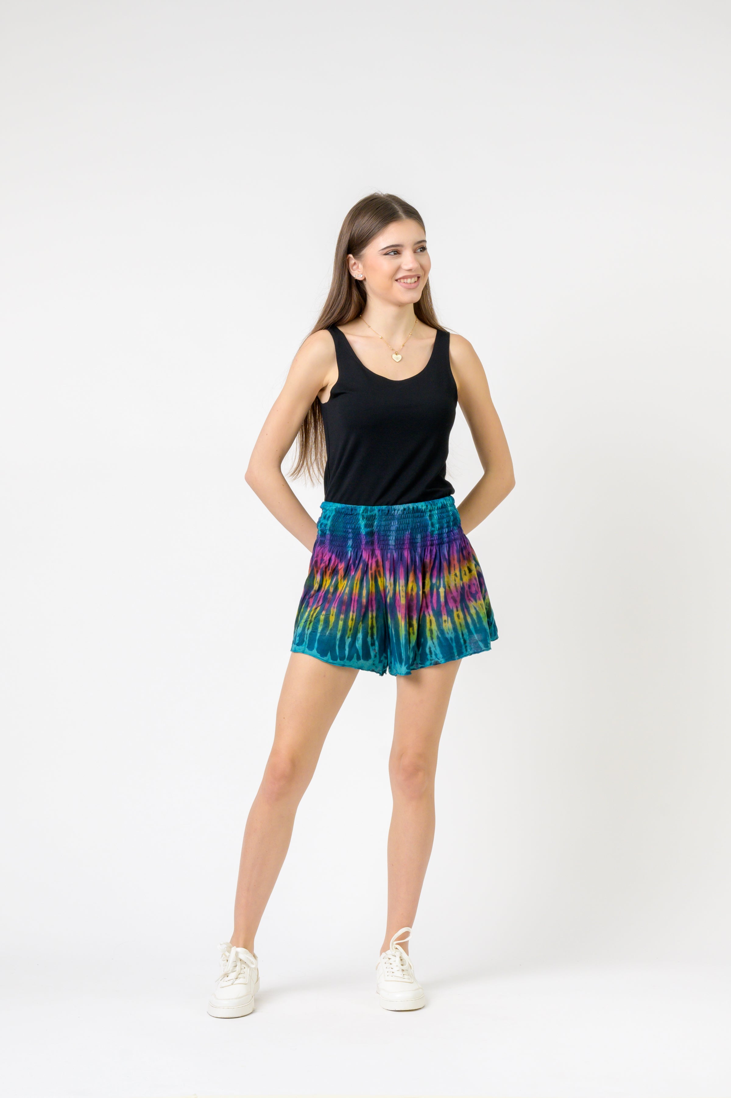 Rhea Tai-Dai Shorts
