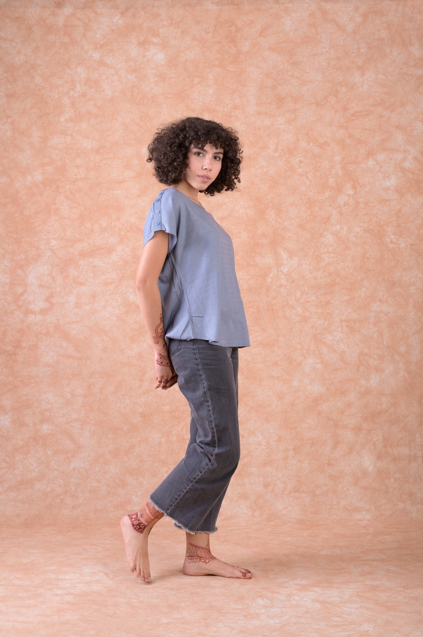 Rhea Libra Top Grey / S/M