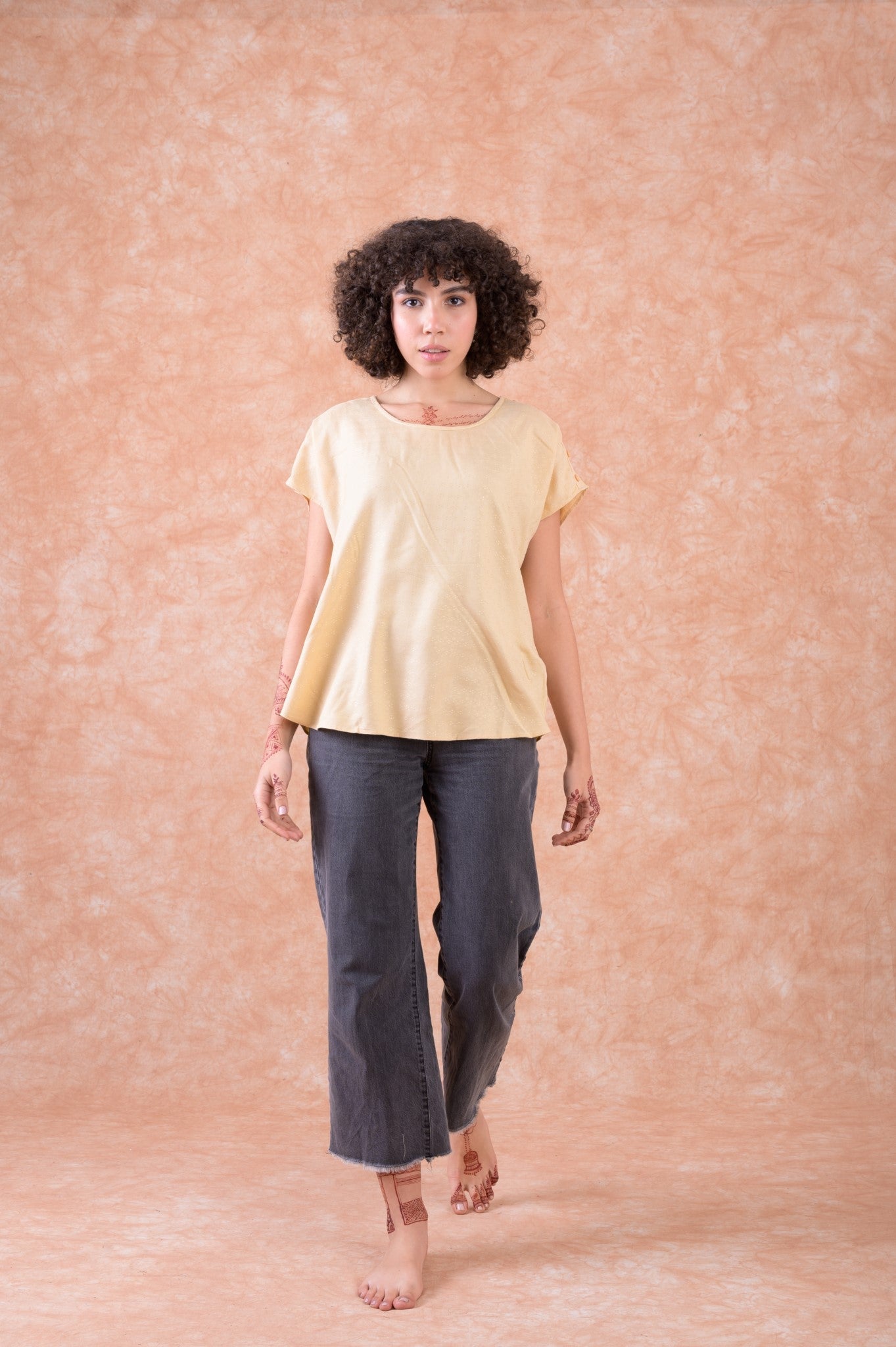 Rhea Libra Top Beige / S/M