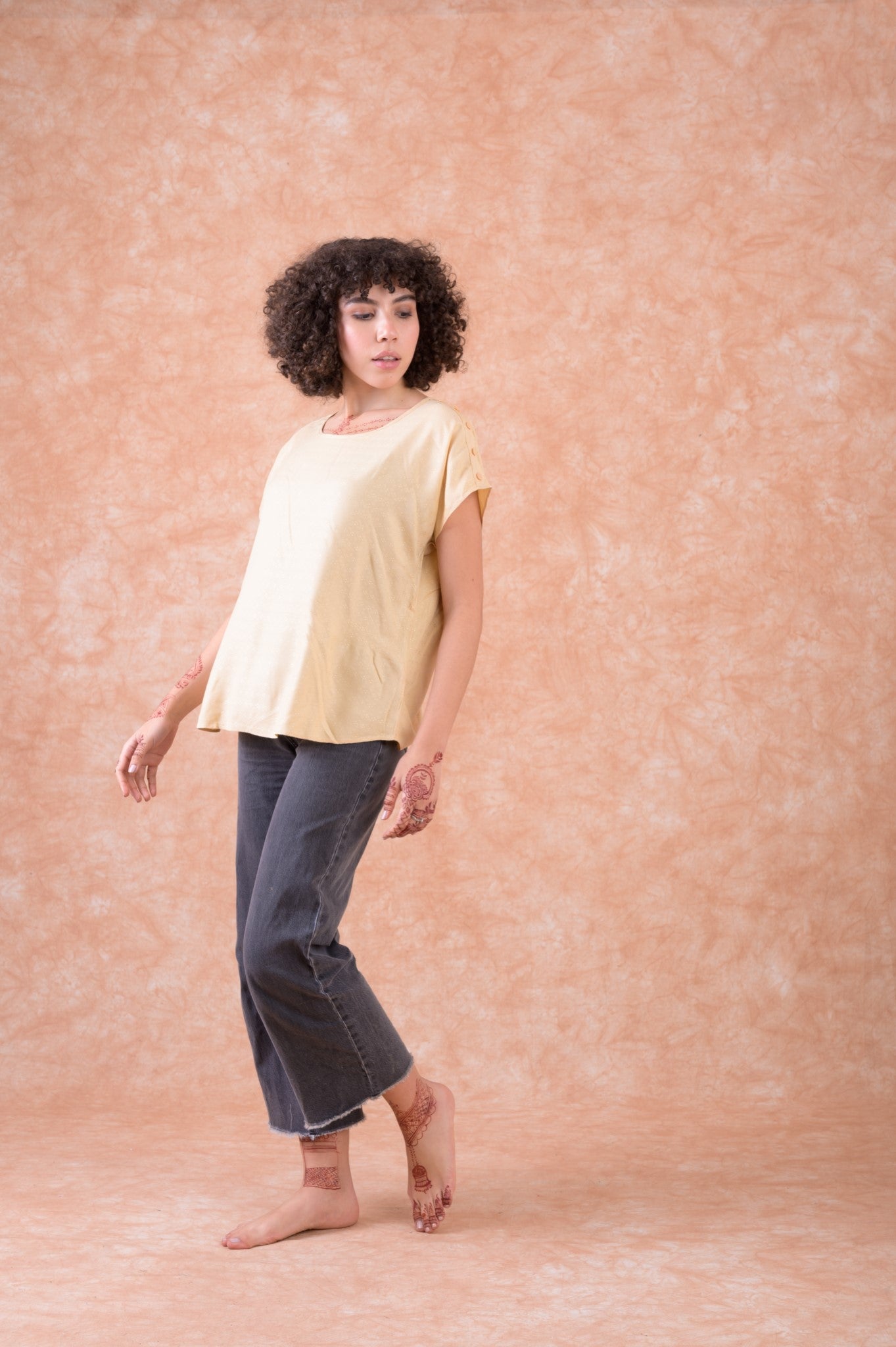 Rhea Libra Top Beige / S/M