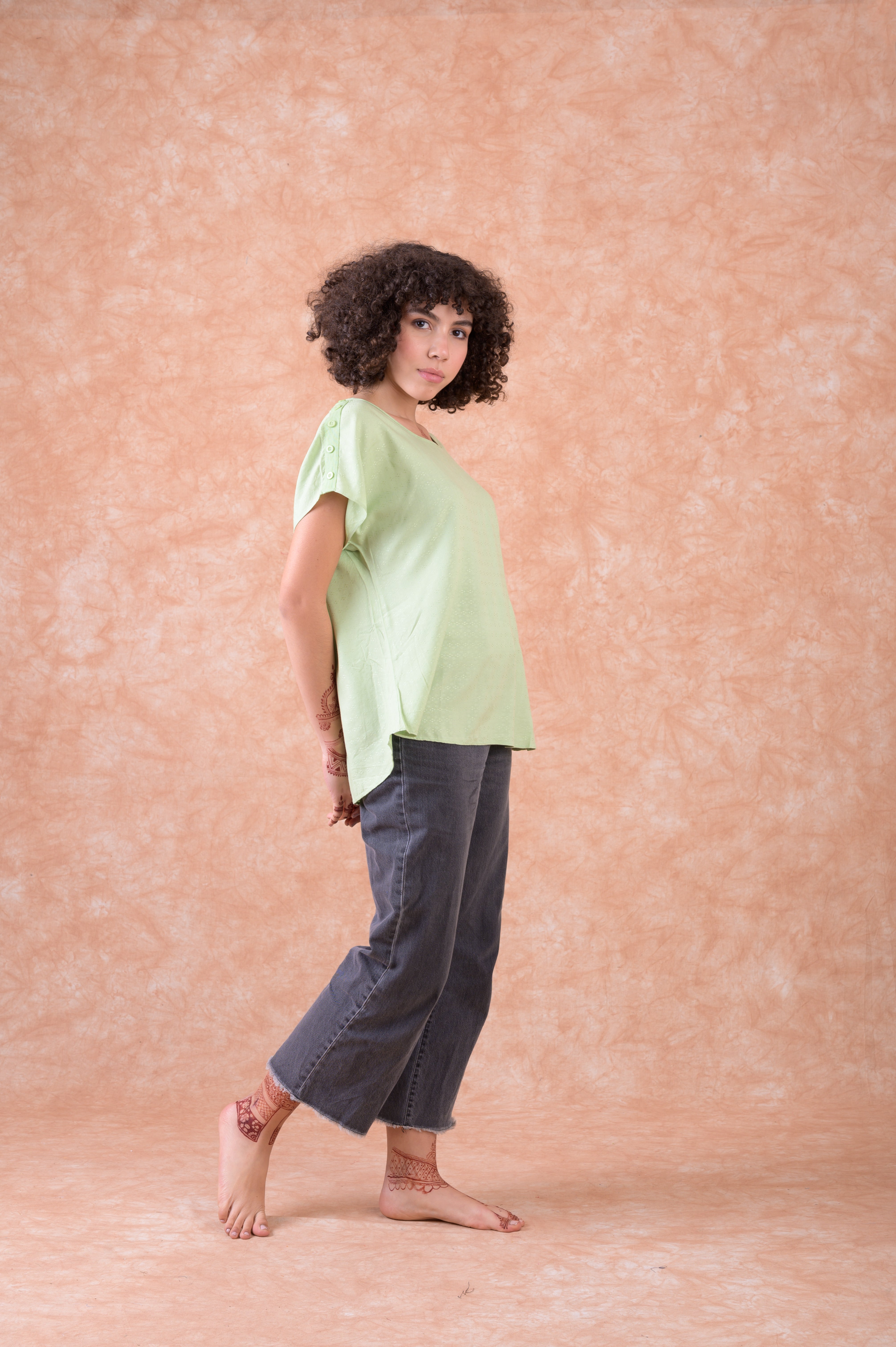 Rhea Libra Top Beige / S/M