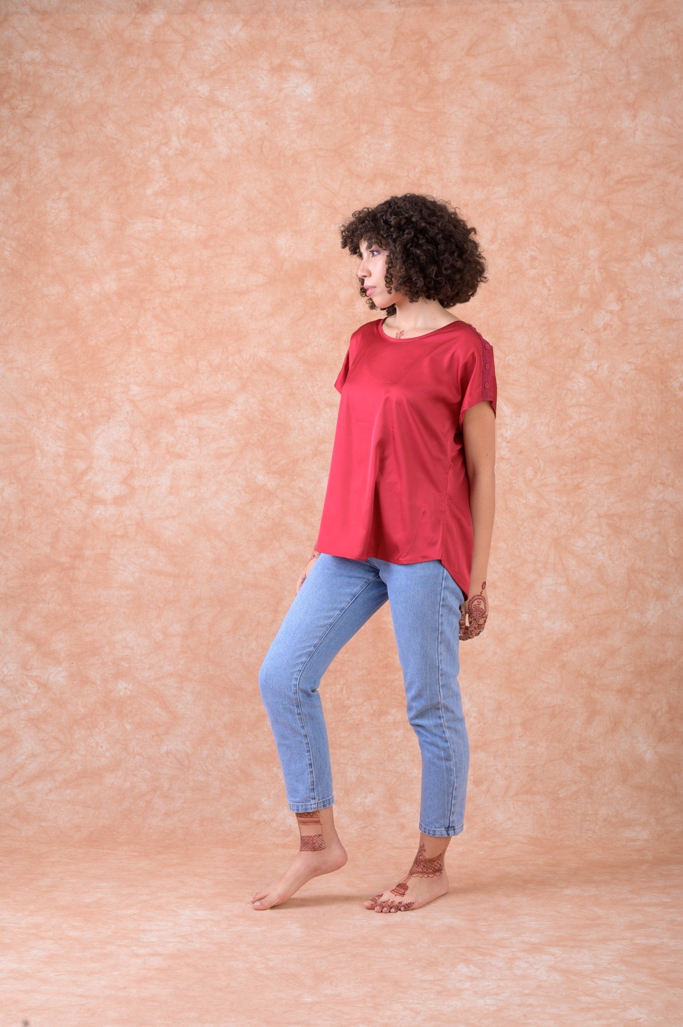 Rhea Libra Top Beige / S/M