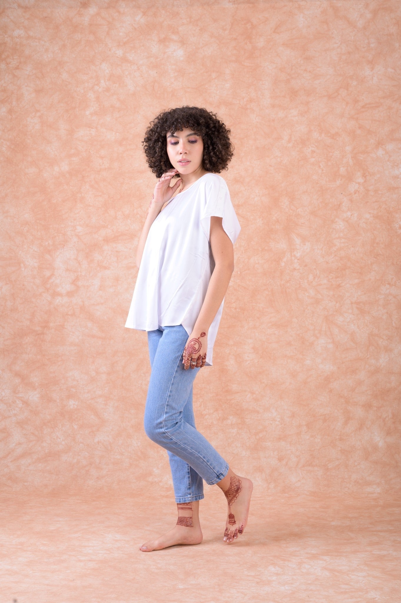 Rhea Libra Top Beige / S/M