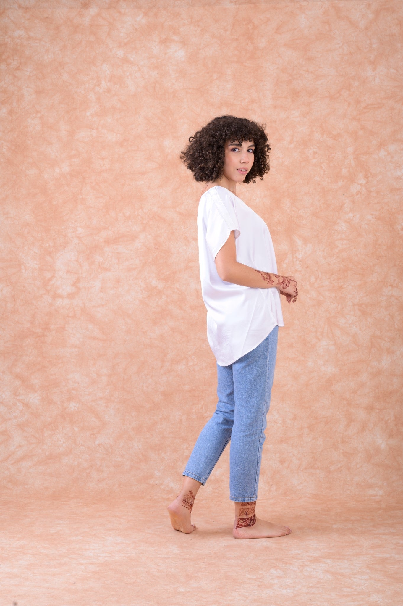 Rhea Libra Top Beige / S/M