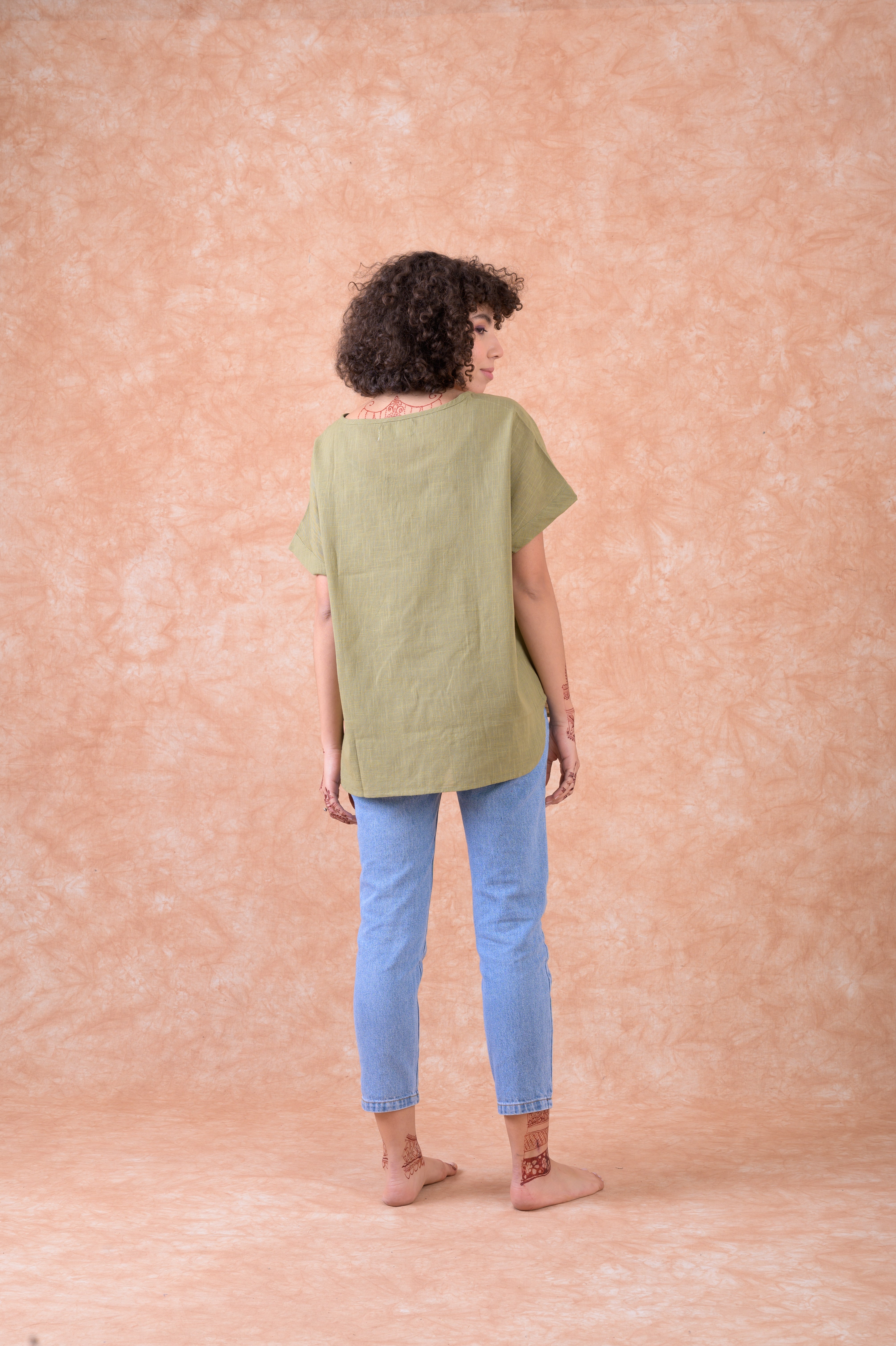 Rhea Stella Top Olive / S/M