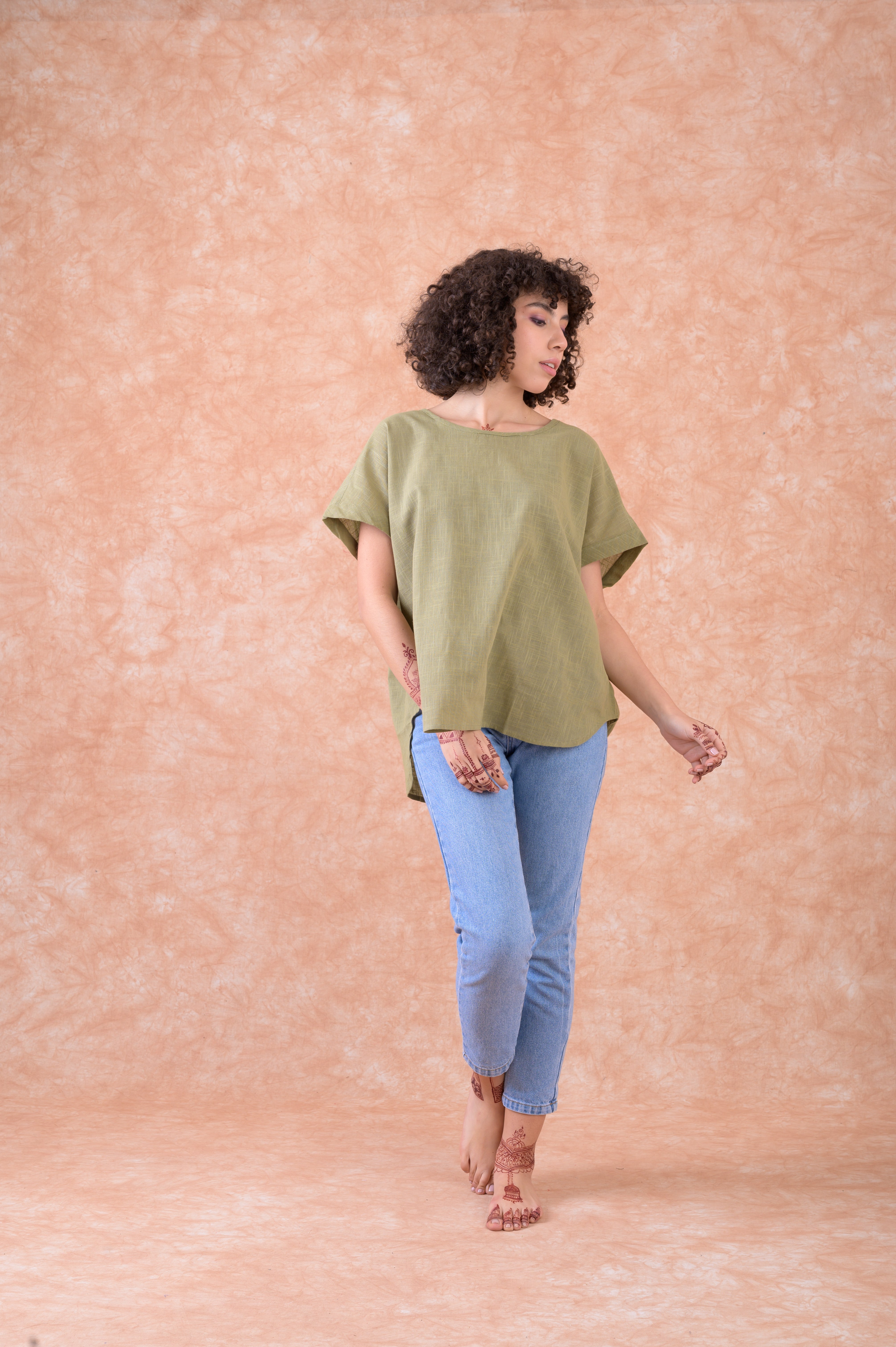 Rhea Stella Top Olive / S/M