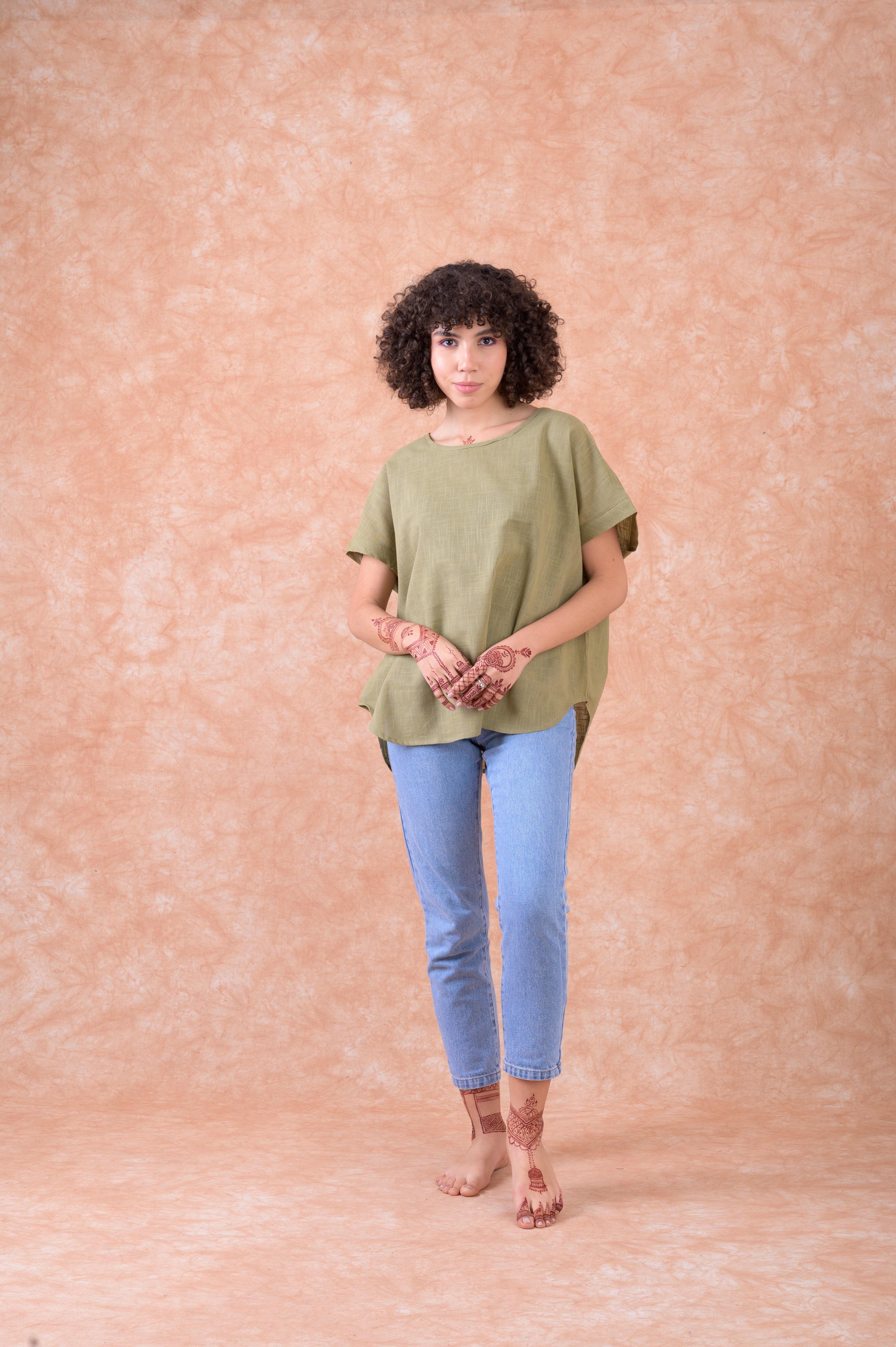 Rhea Stella Top Olive / S/M