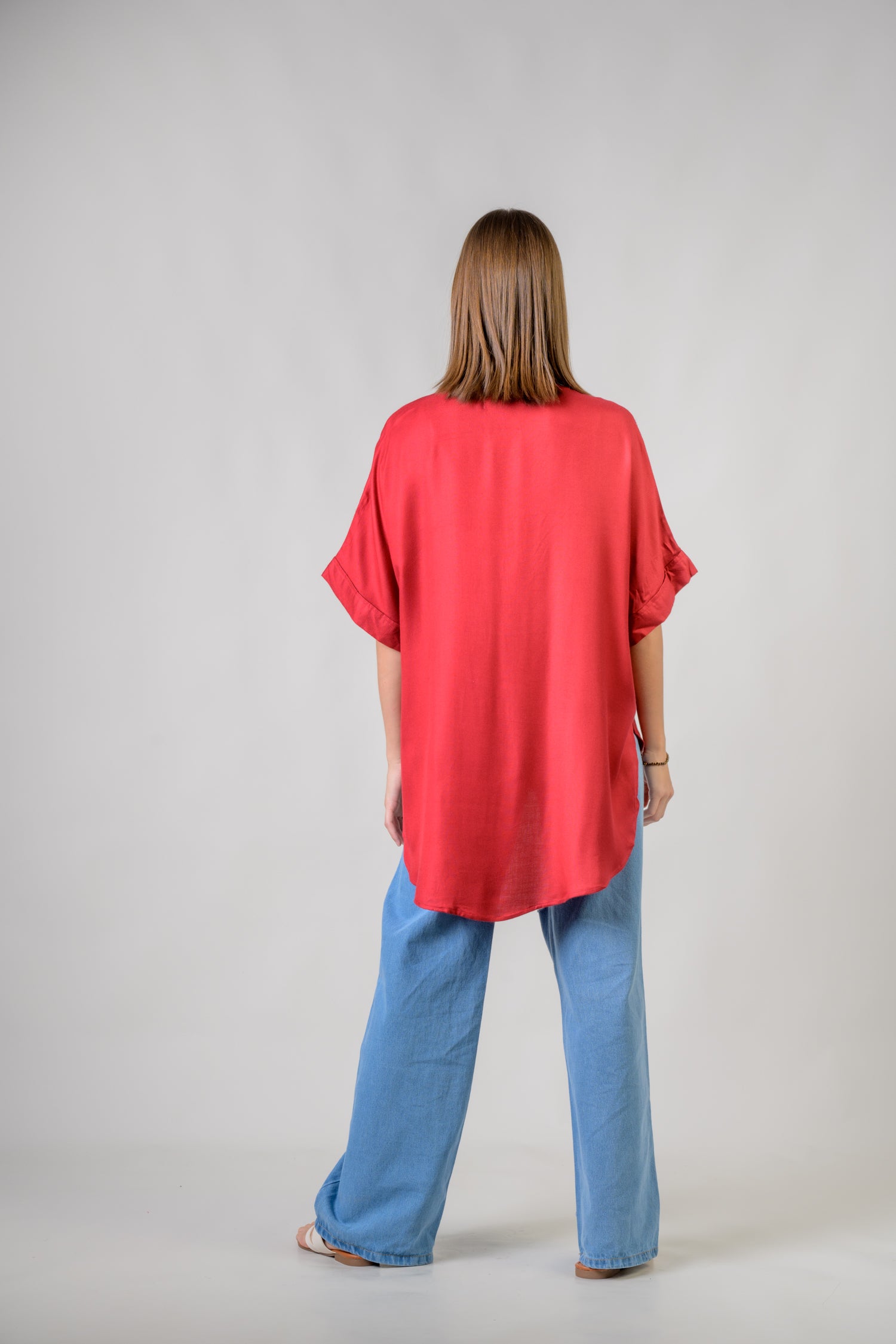 Rhea Mila Shirt Maroon / L/X