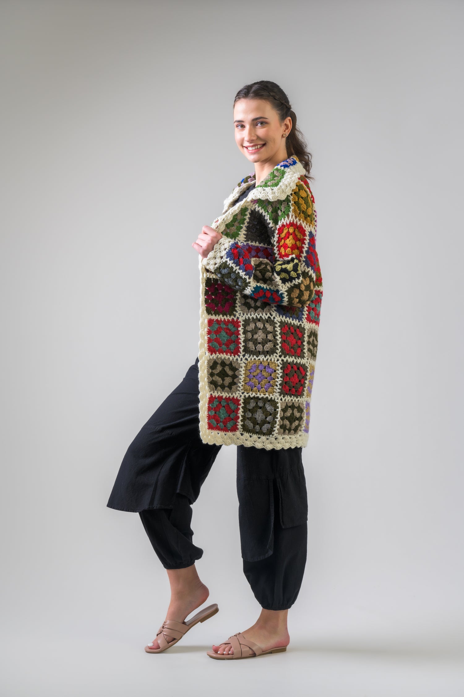 Rhea Wollon Long Jacket (Assorted)