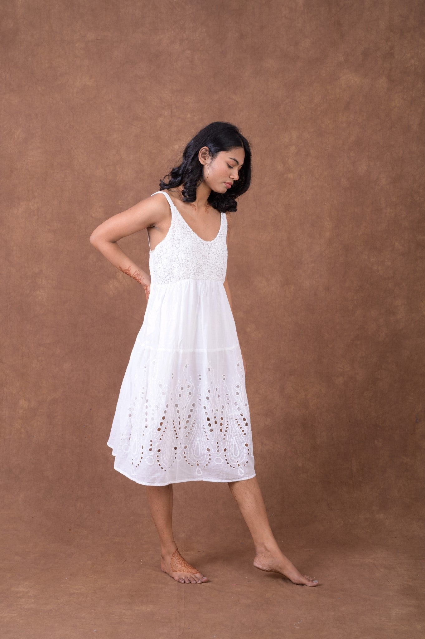Rhea Schiffly White Dress