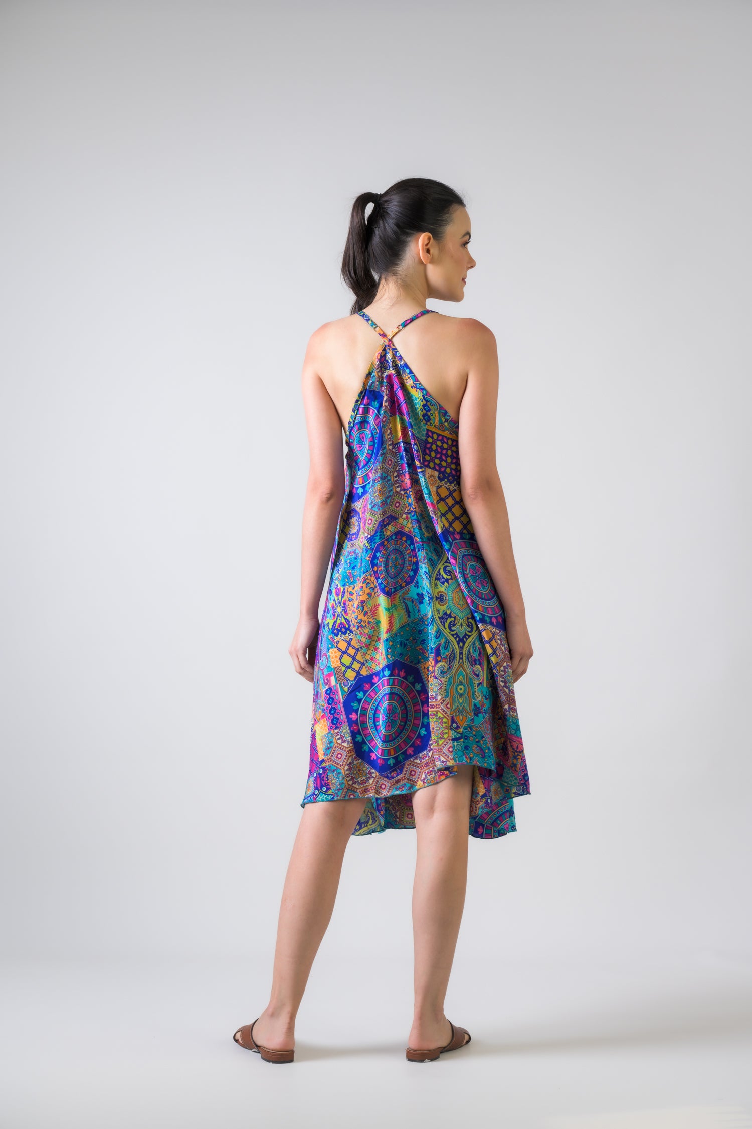 Rhea Short V Neck Dress (Assorted)