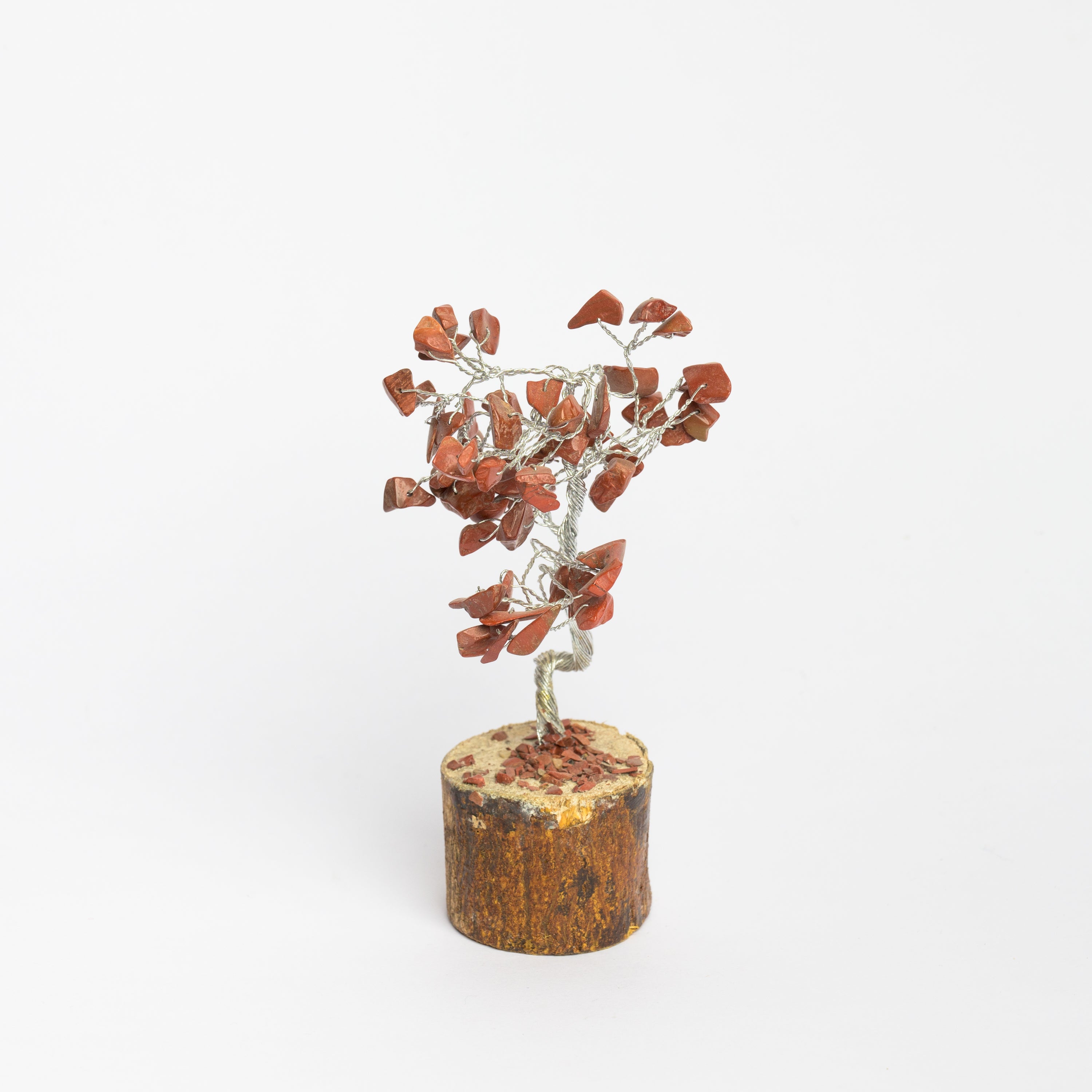 Small Gemstone Tree Wooden Base