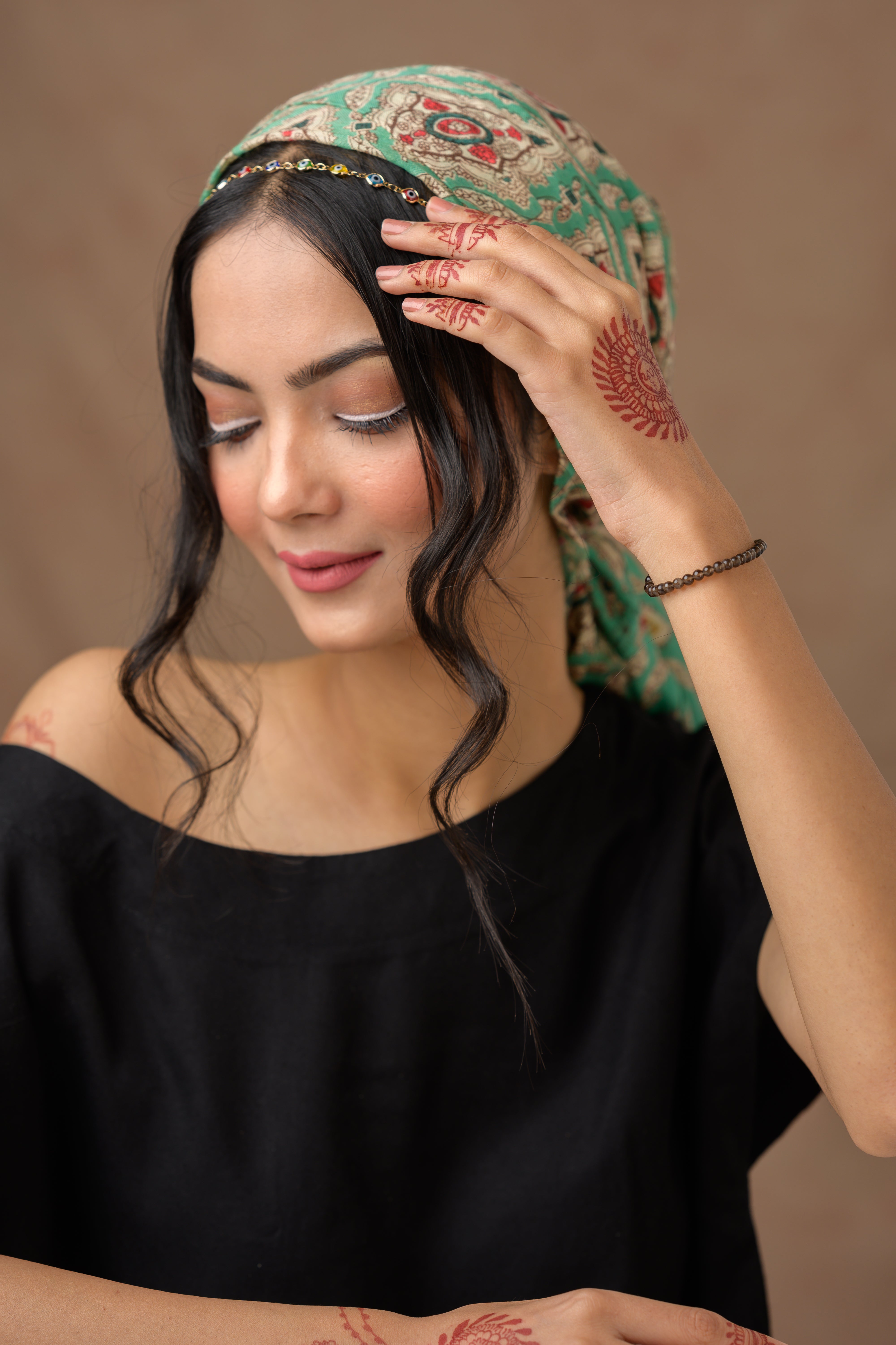 Smoky Quartz Bead Bracelet