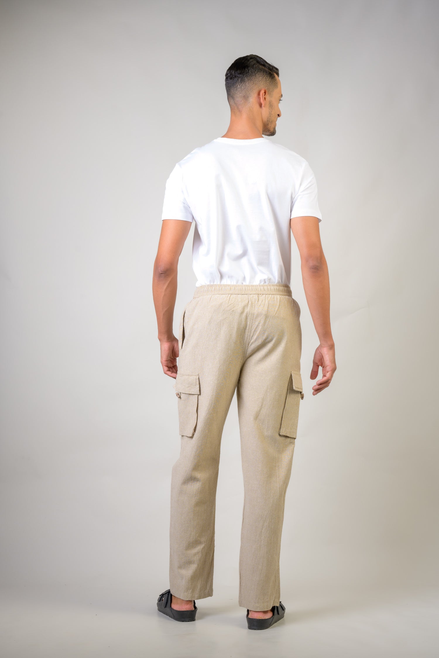 Rhea Solid Cargo Trouser