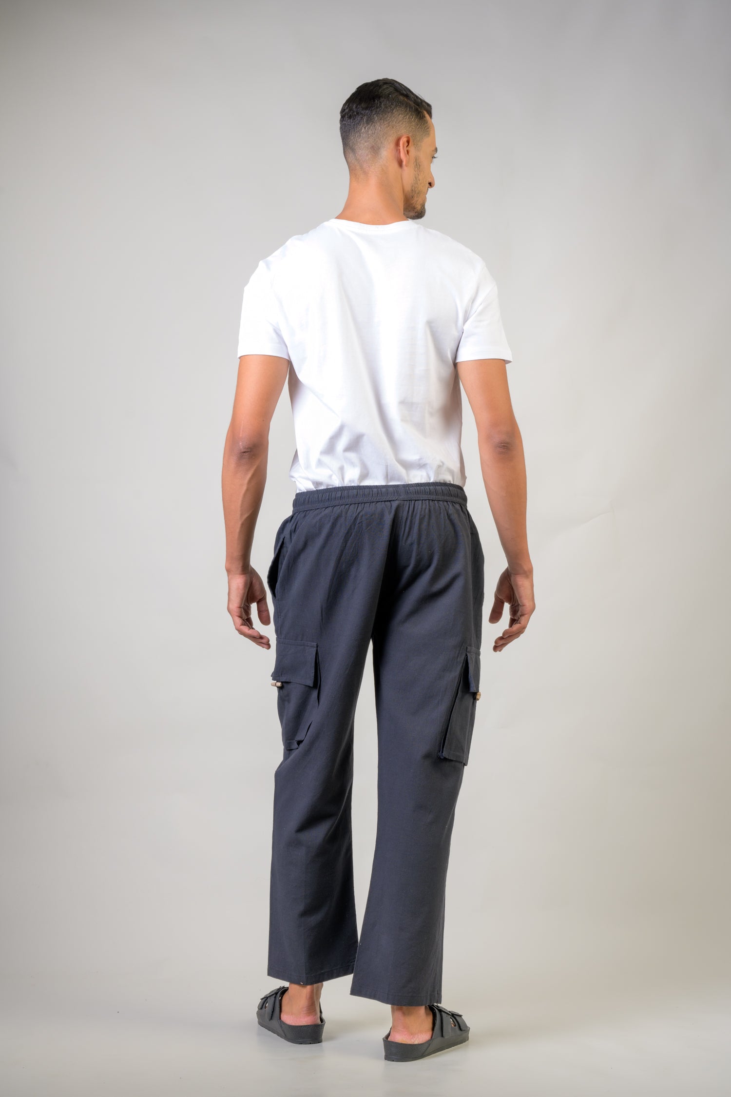 Rhea Solid Cargo Trouser