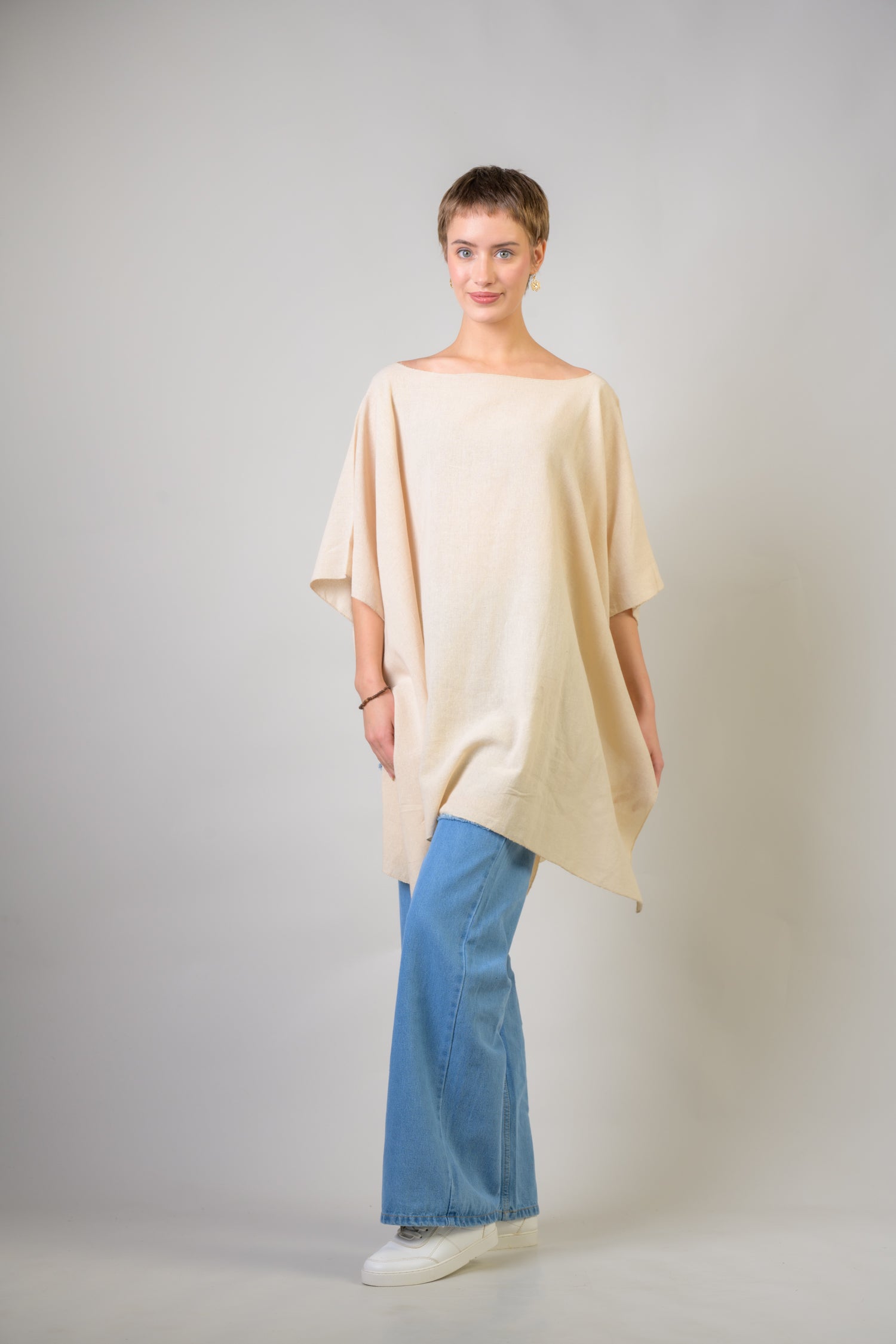 Rhea Solid Color Kaftan
