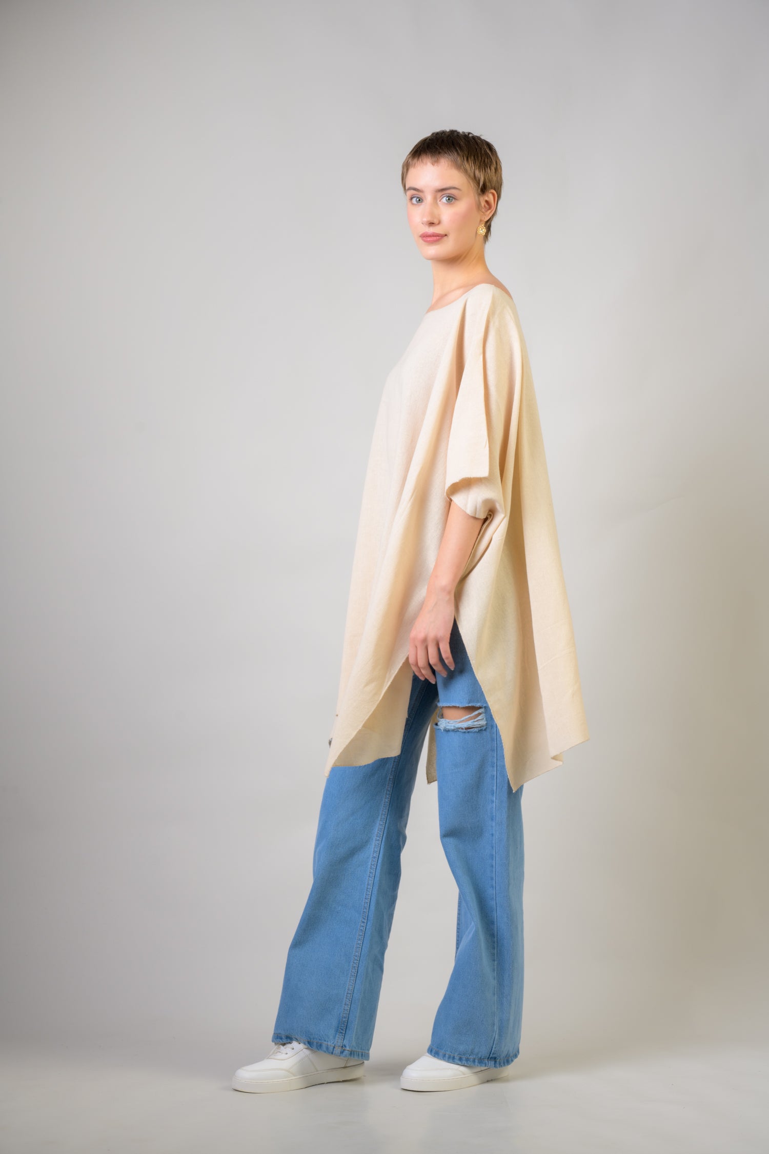 Rhea Solid Color Kaftan