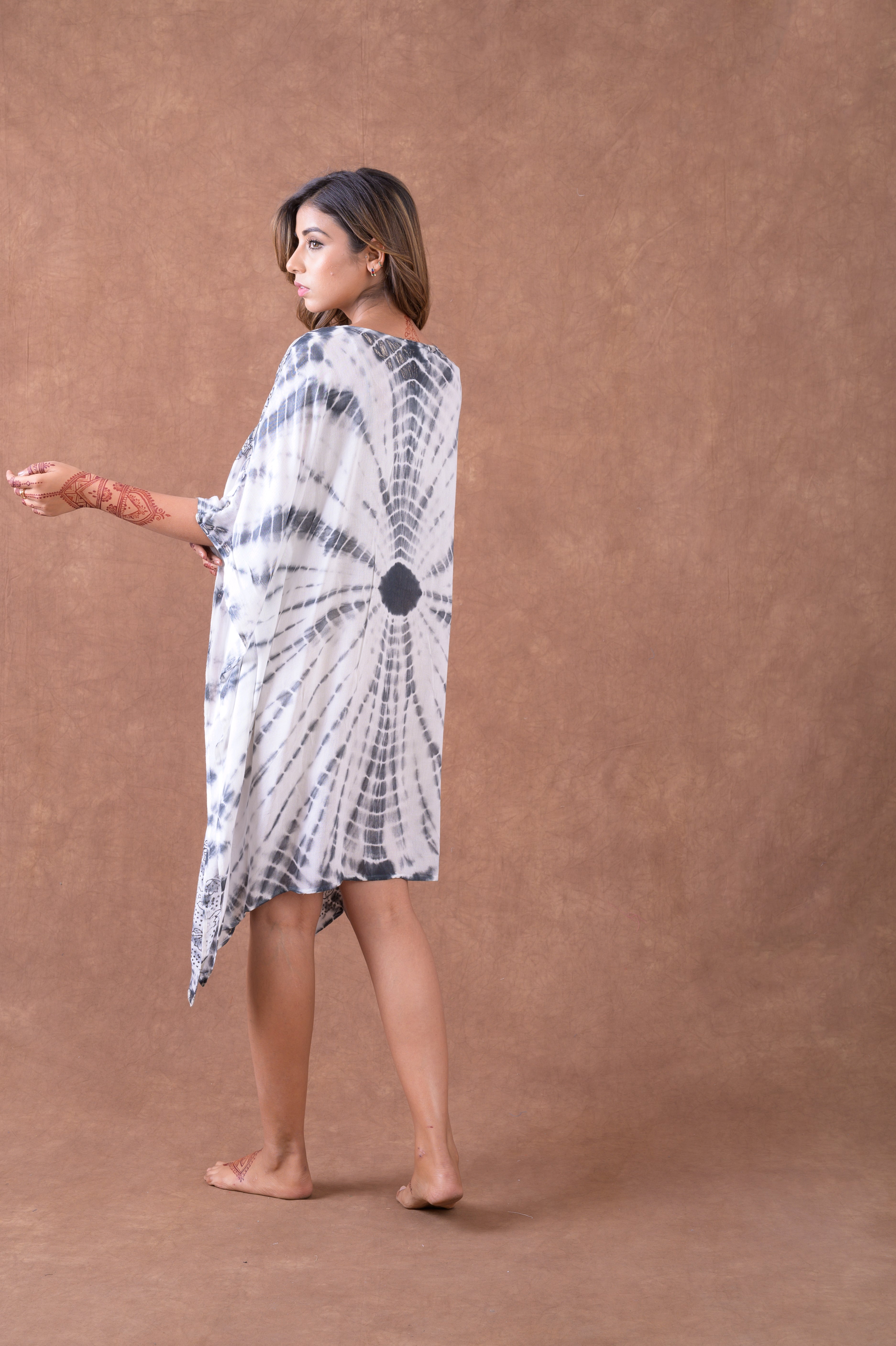 Rhea Pattern Square Top