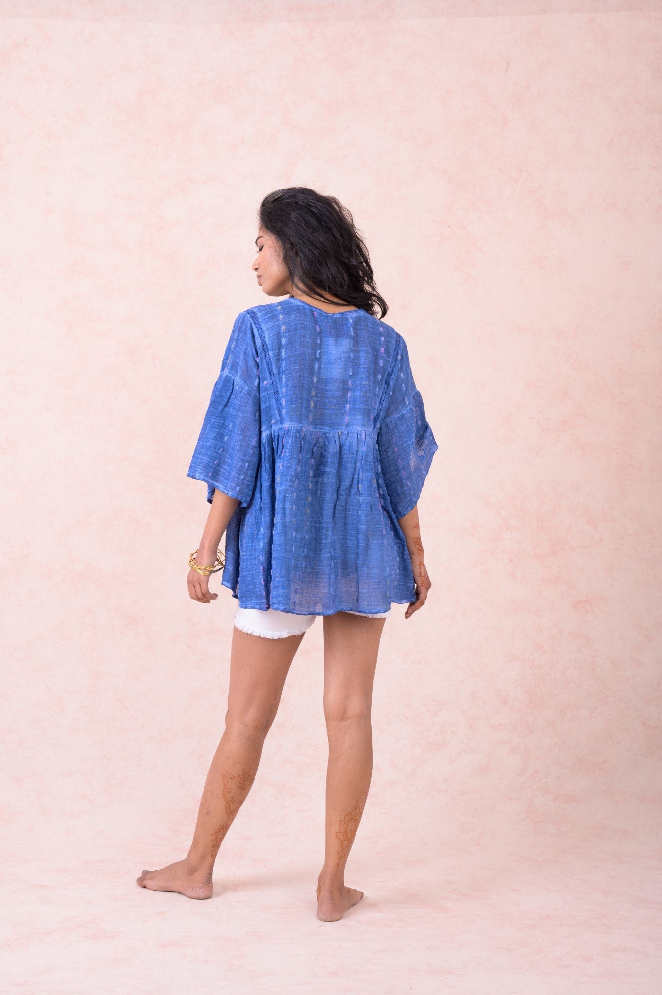 Rhea Loose Top Blue / One Size