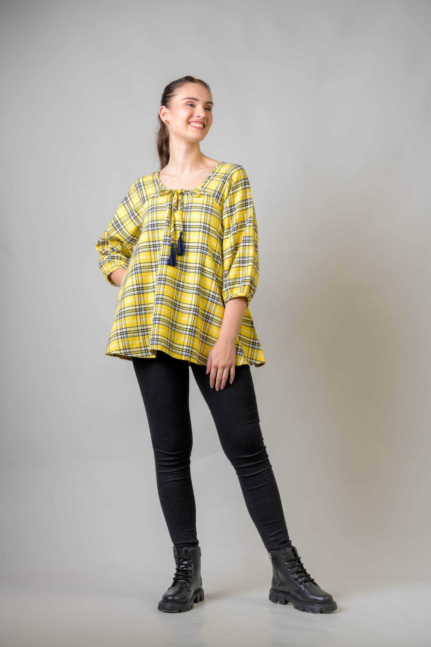 Rhea Ronda Top Yellow / S/M