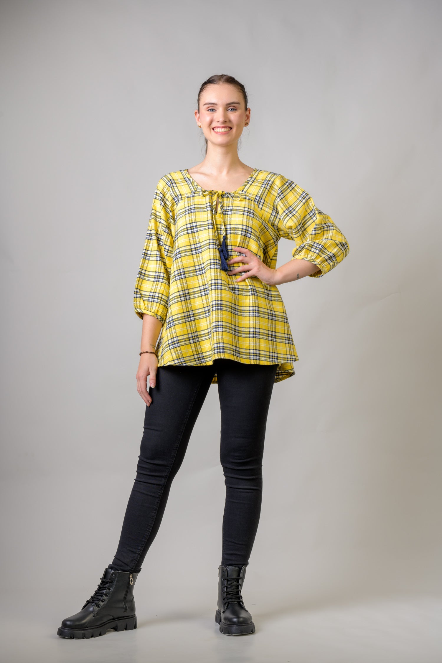 Rhea Ronda Top Yellow / L/X