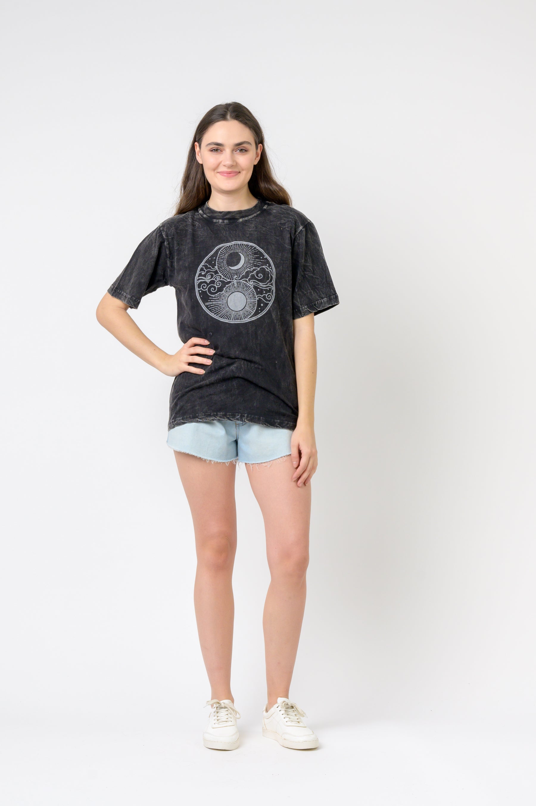 Rhea Sun and Moon Yin Yang T-Shirt