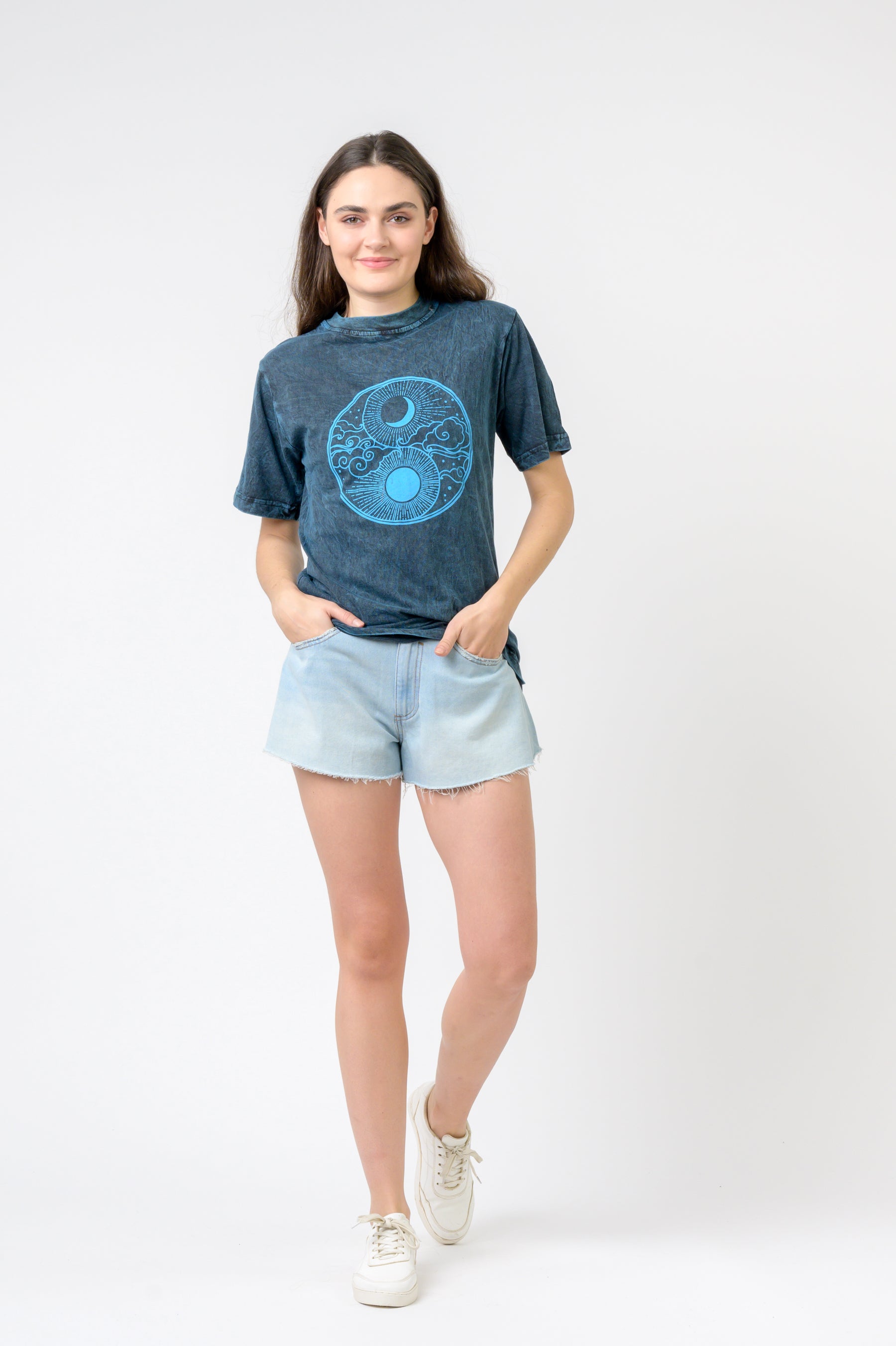 Rhea Sun and Moon Yin Yang T-Shirt