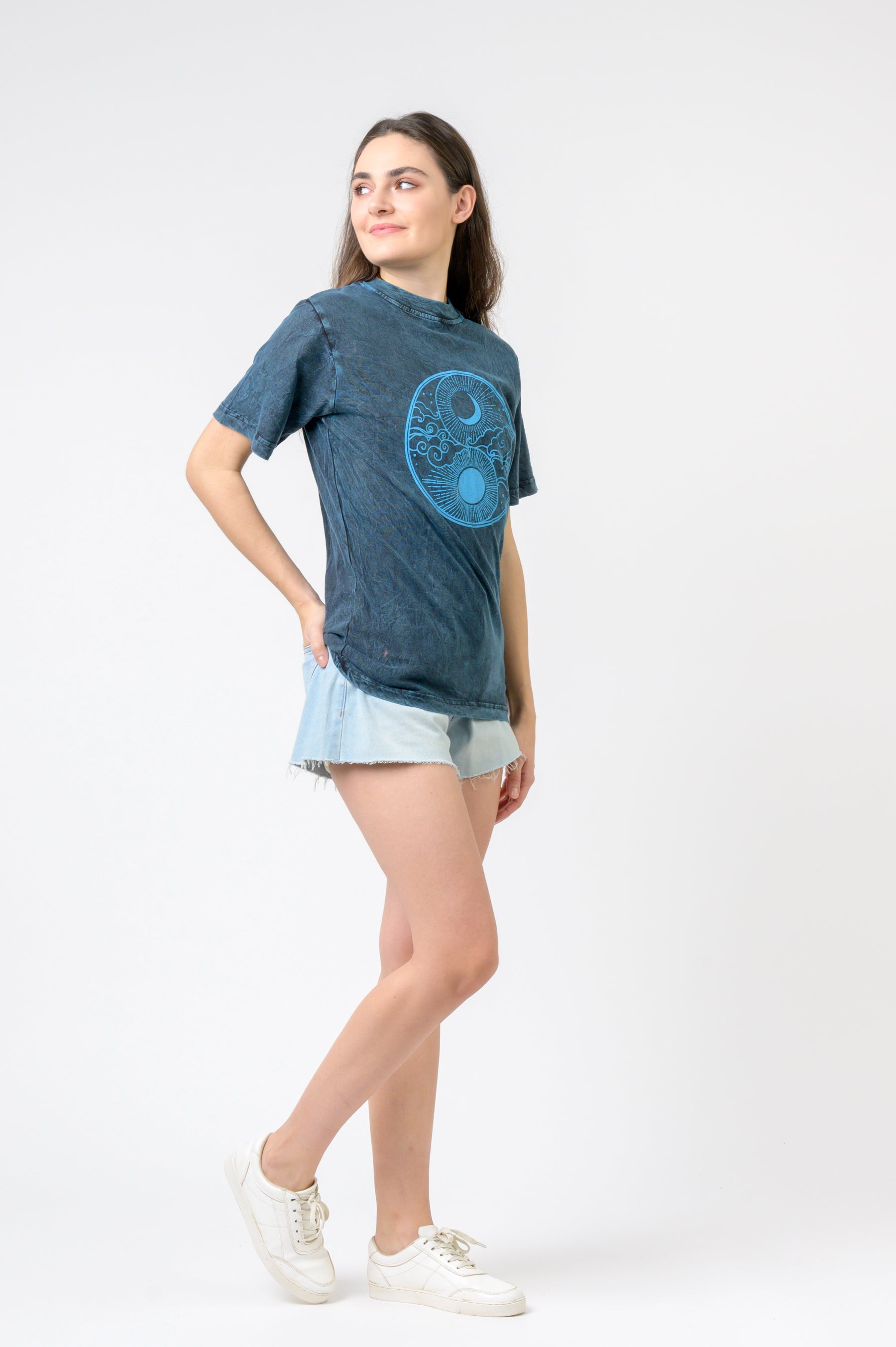 Rhea Sun and Moon Yin Yang T-Shirt
