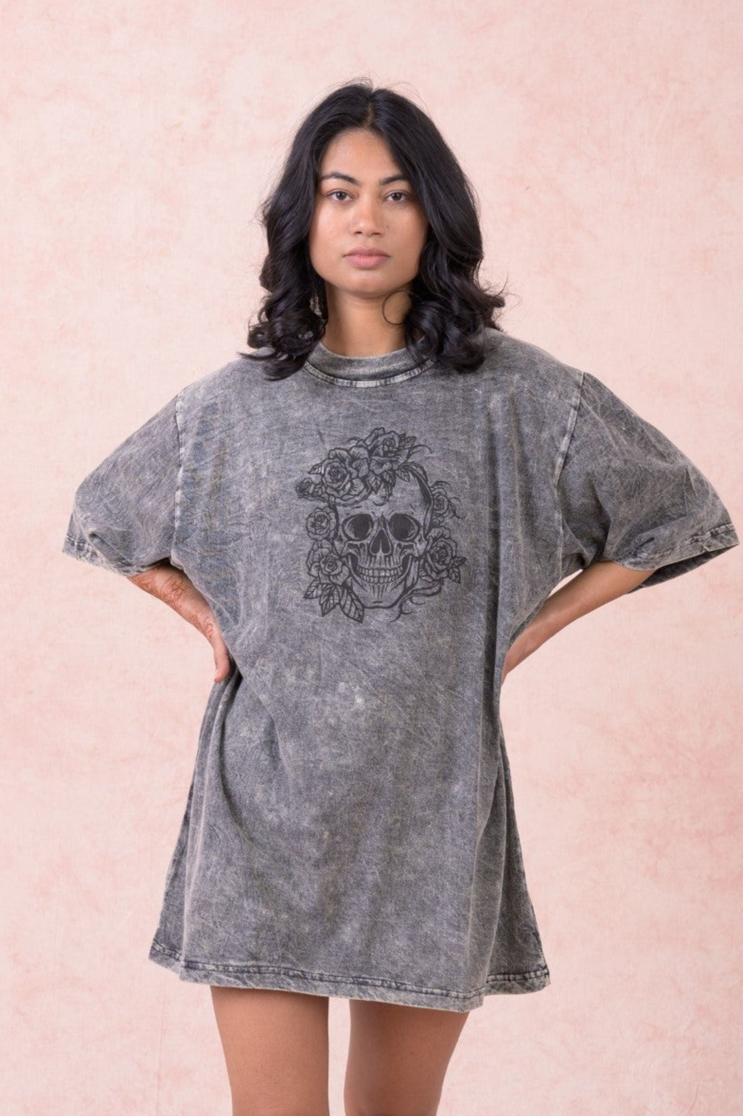 Rhea Skull & Blooms T-Shirt