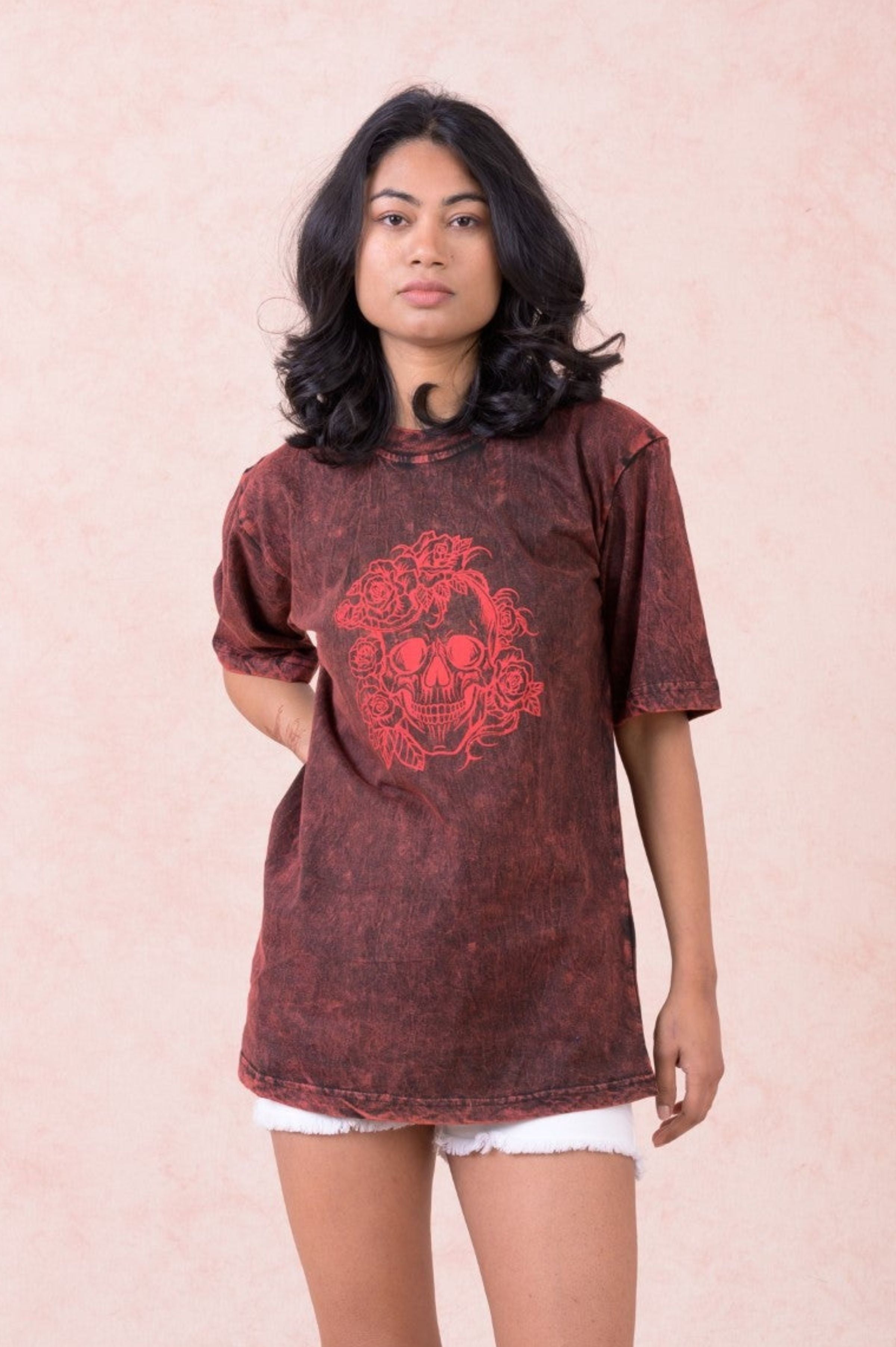 Rhea Skull & Blooms T-Shirt