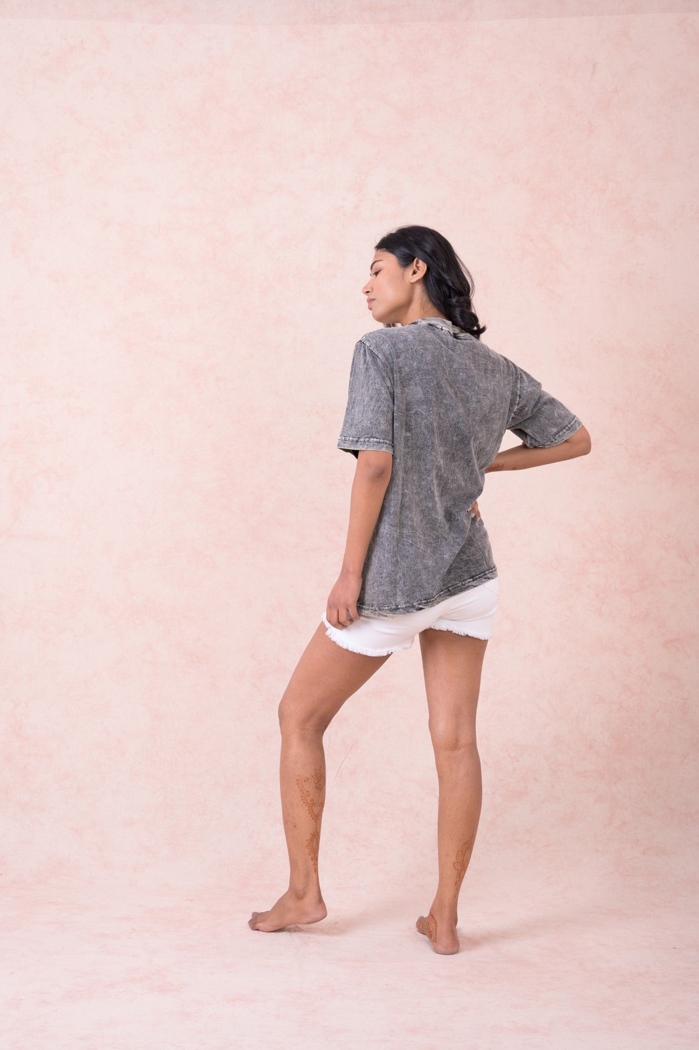 Rhea Flower of Life T-Shirt Black / Small