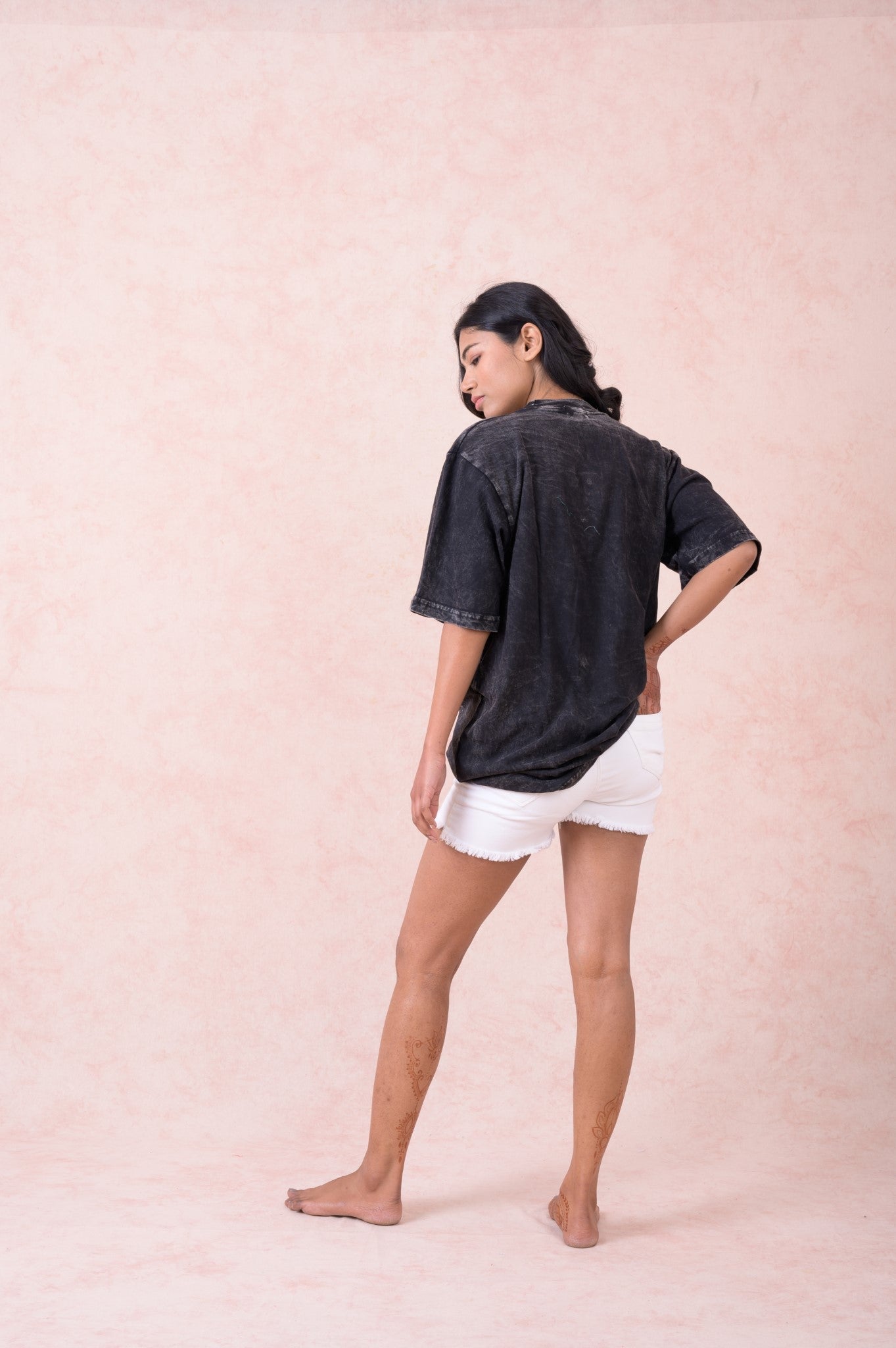 Rhea Om Mandala T-Shirt Black / Medium