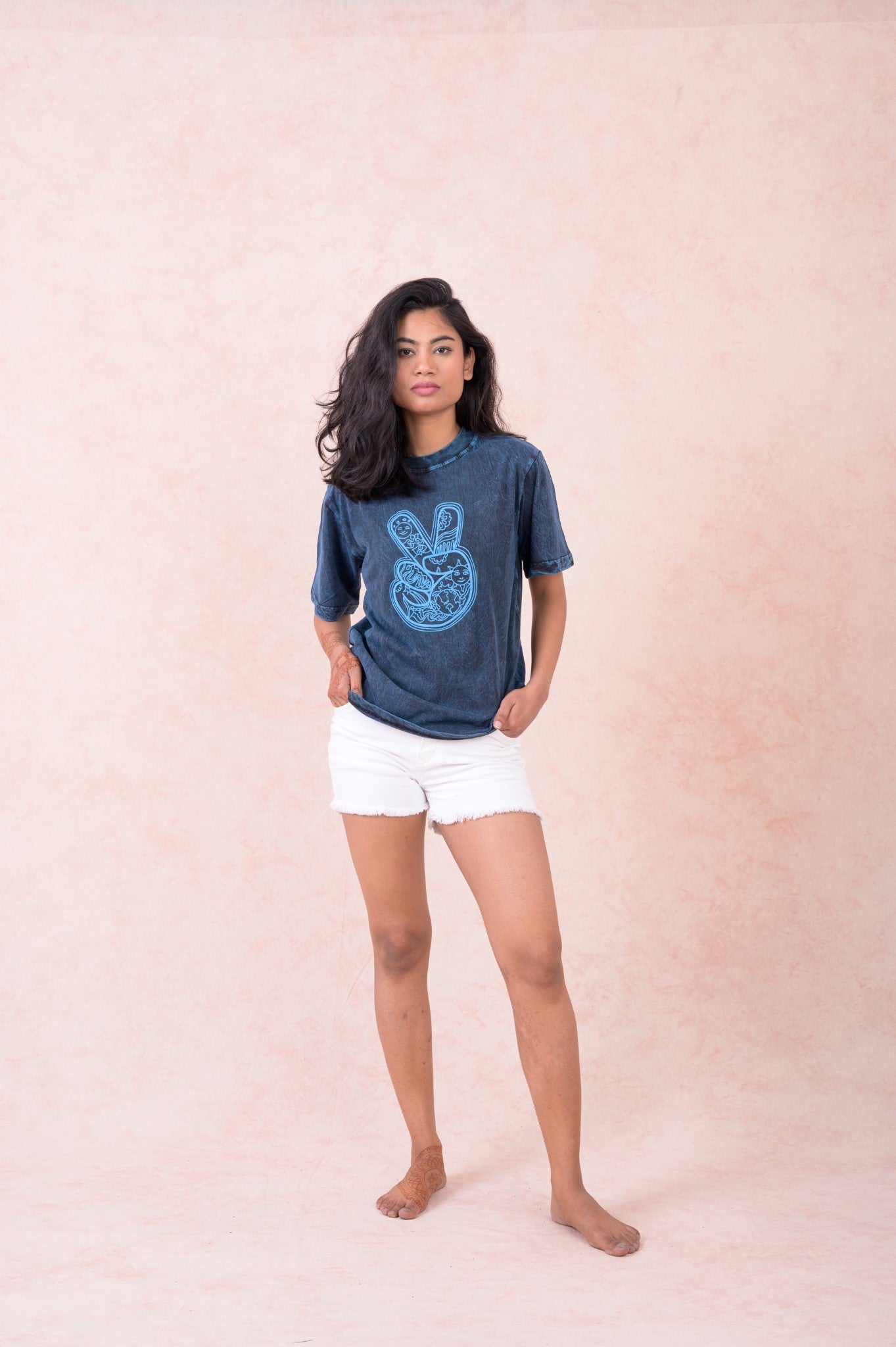 Rhea World Peace T-Shirt Black / Small