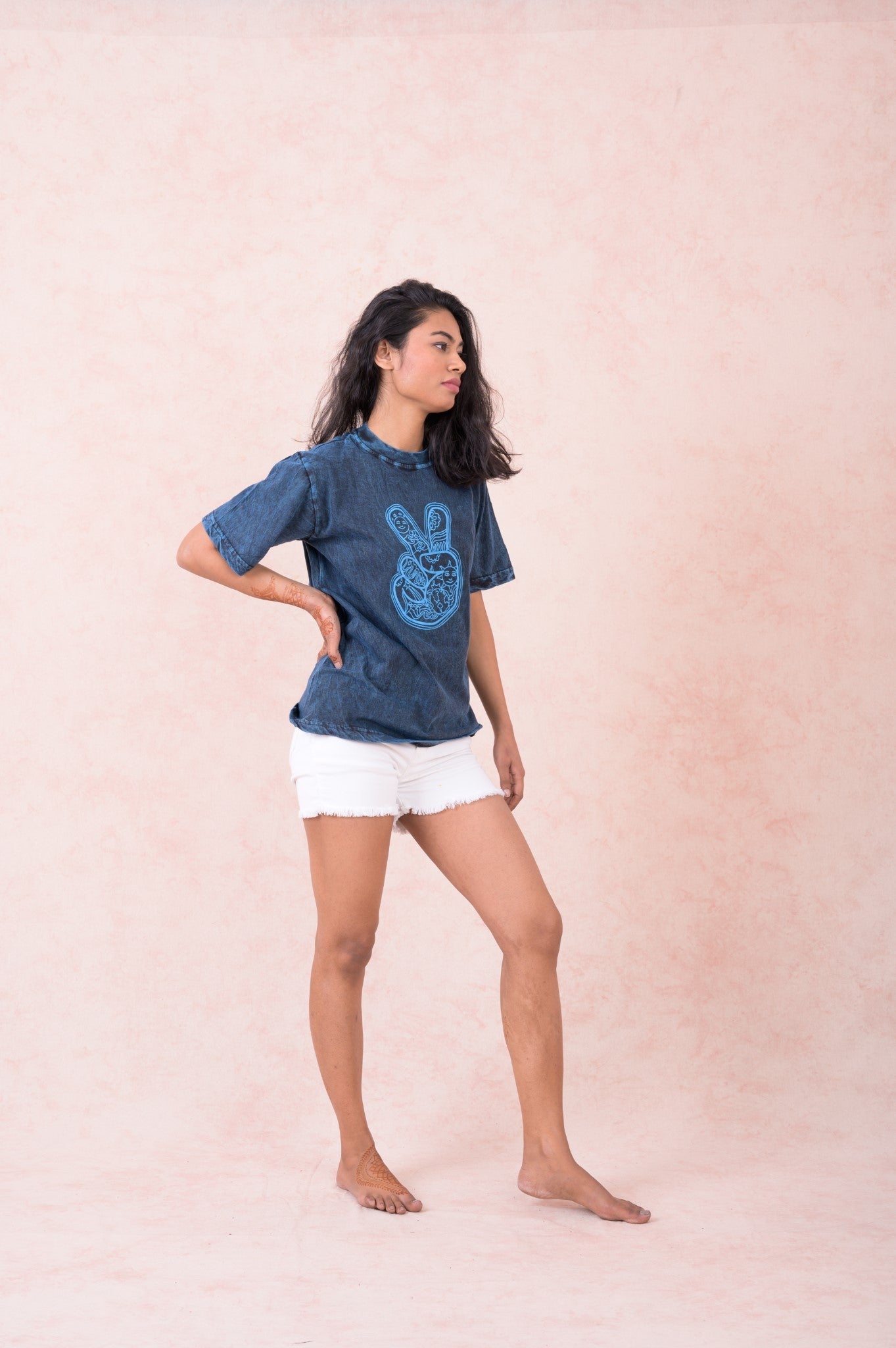 Rhea World Peace T-Shirt Black / Small