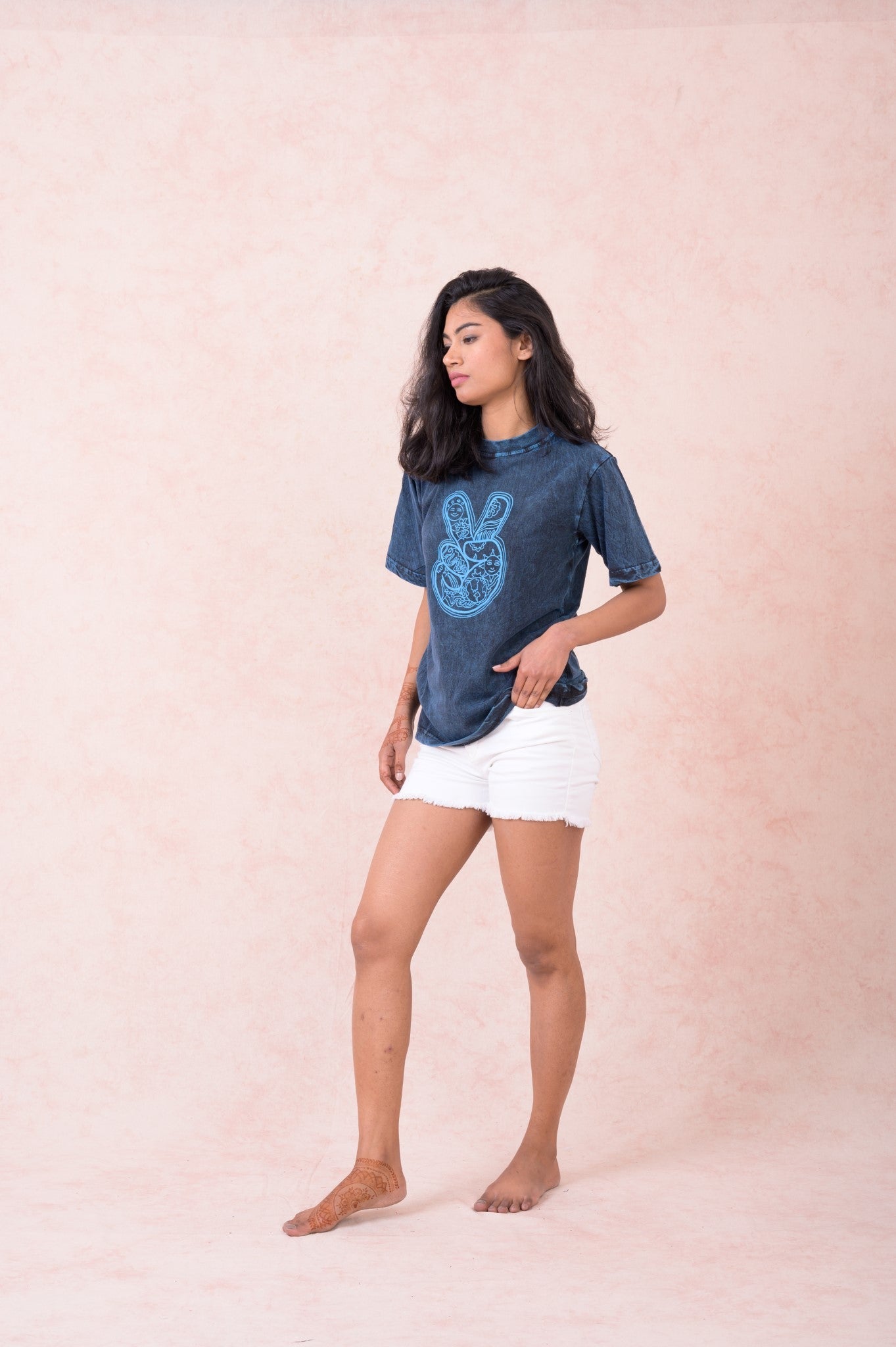 Rhea World Peace T-Shirt Black / Small