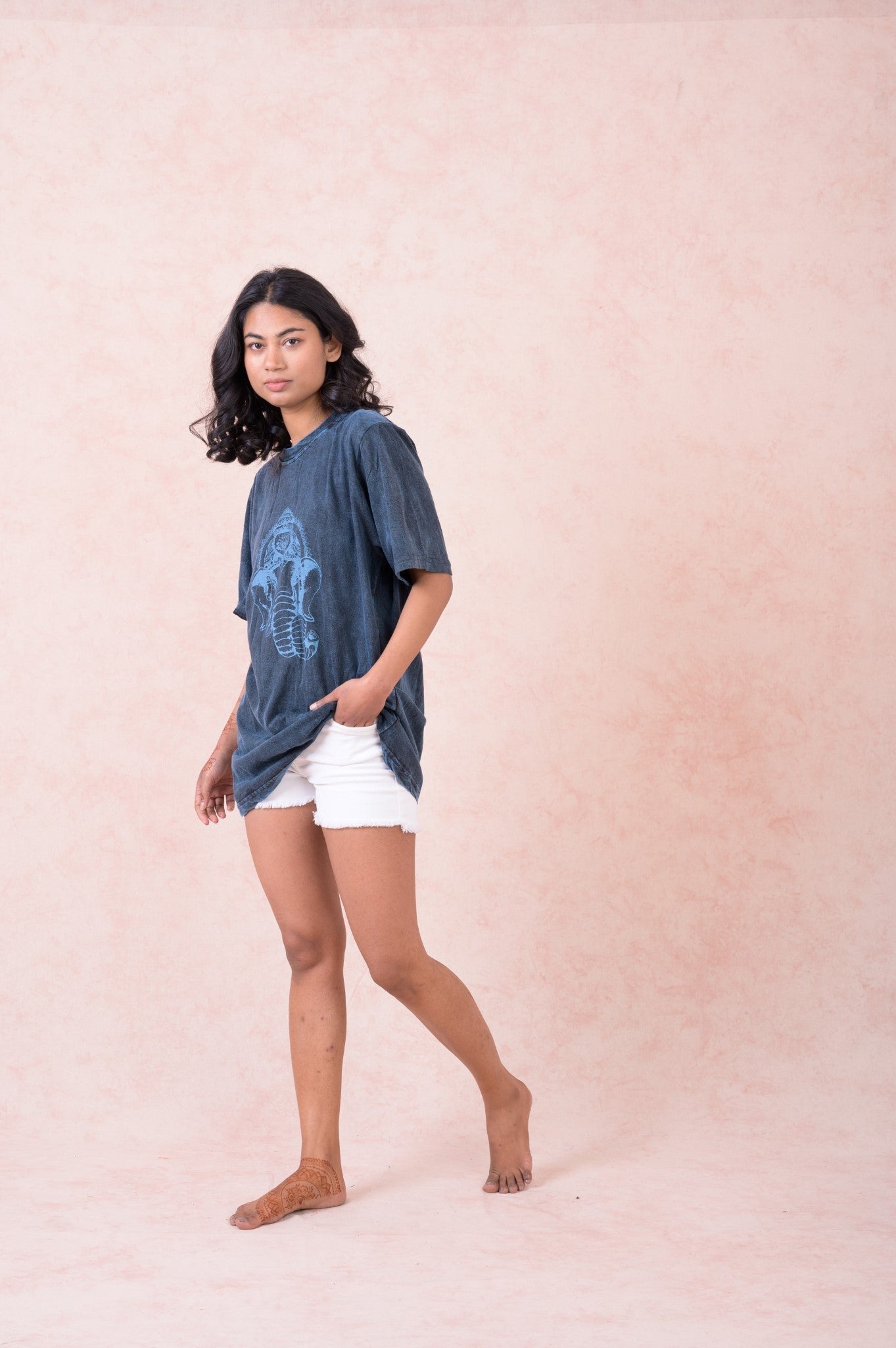 Rhea Lord Ganesha T-Shirt Black / Small