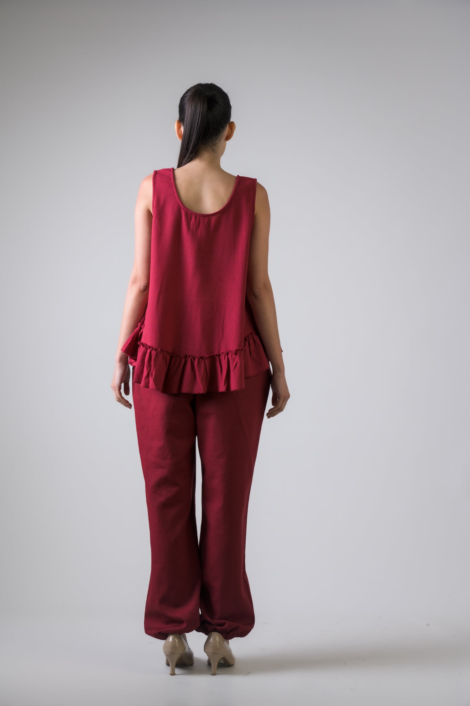 Rhea Buttons Tank Top Black / One Size