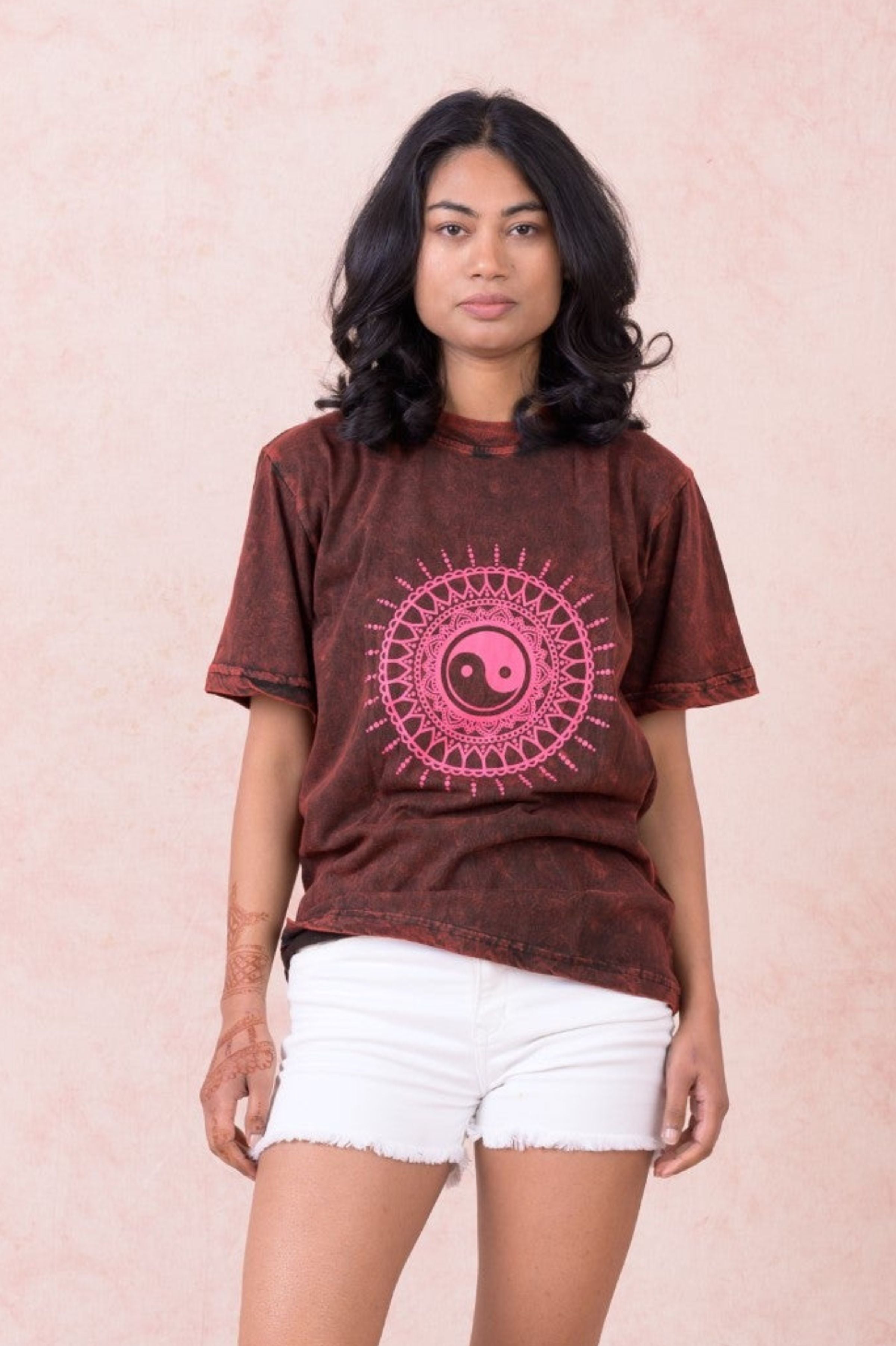 Rhea Yin Yang Mandala T-Shirt